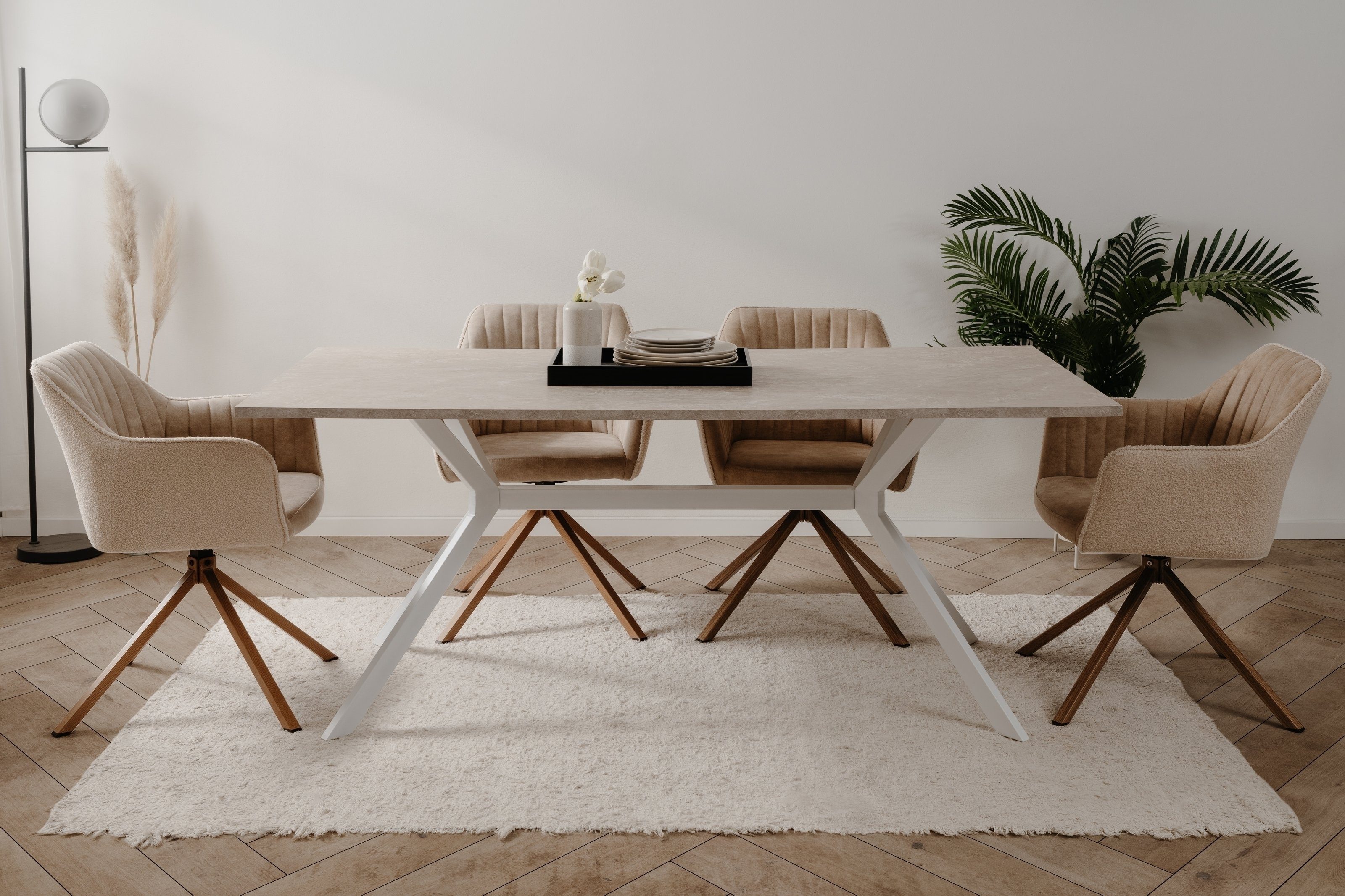 freiraum Esstisch Onex, in Sandstein / günstig online kaufen
