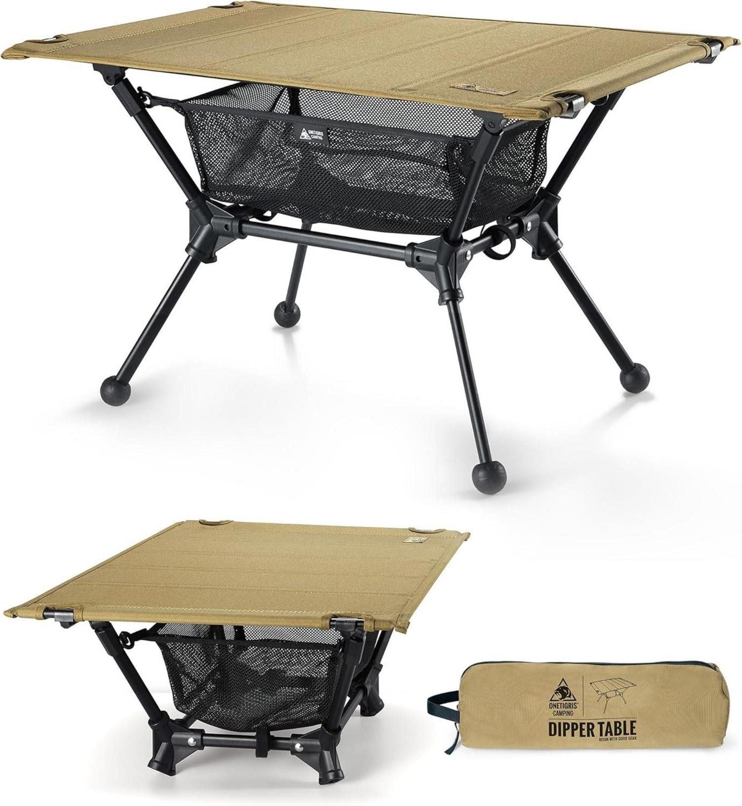 Campingtisch Faltbarer Campingtisch klappbar Tragetasche 60x40x37 cm