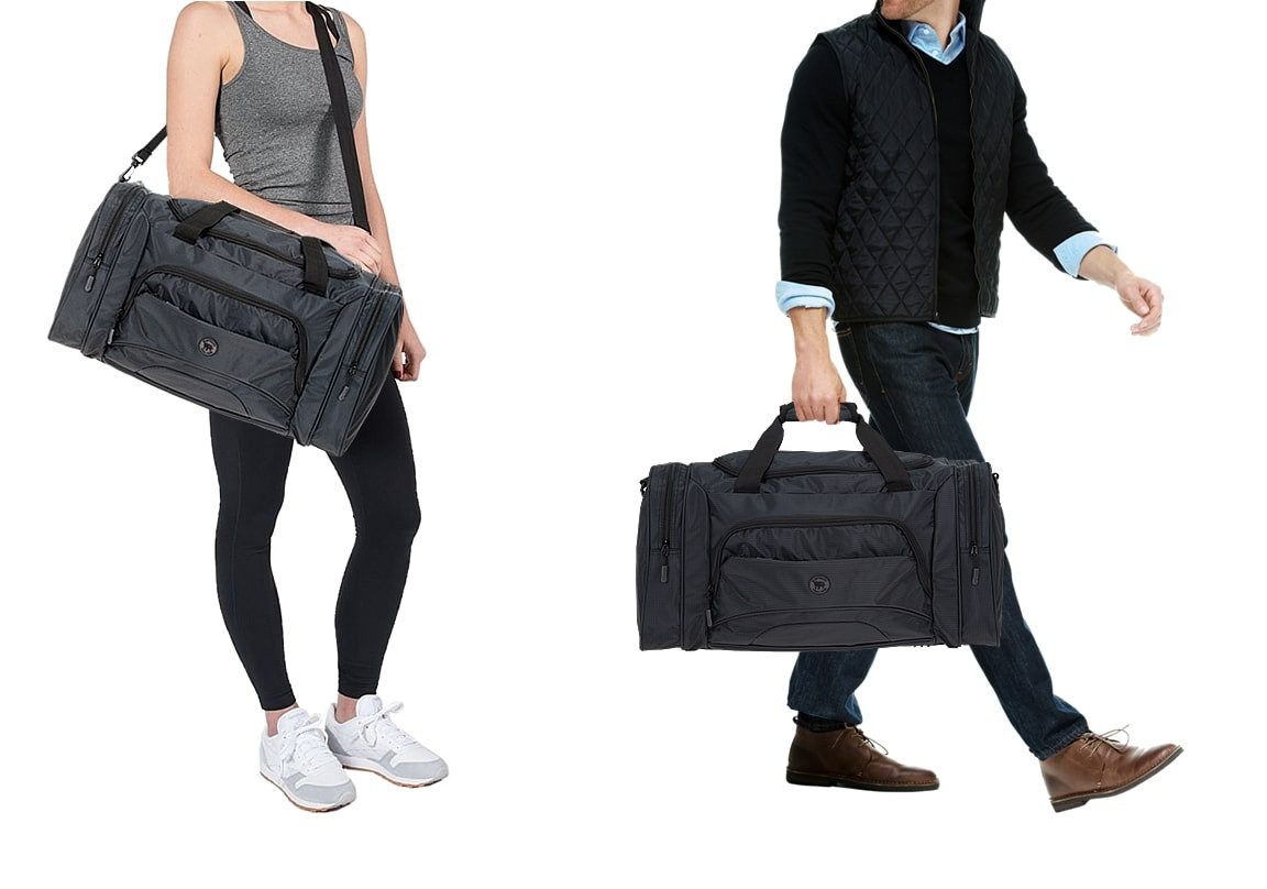 ELEPHANT Sporttasche Reisetasche Freizeittasche Damen Herren groß 55 cm Large, Color Sport Tasche Reise Sauna Fitness Gym + Flasche