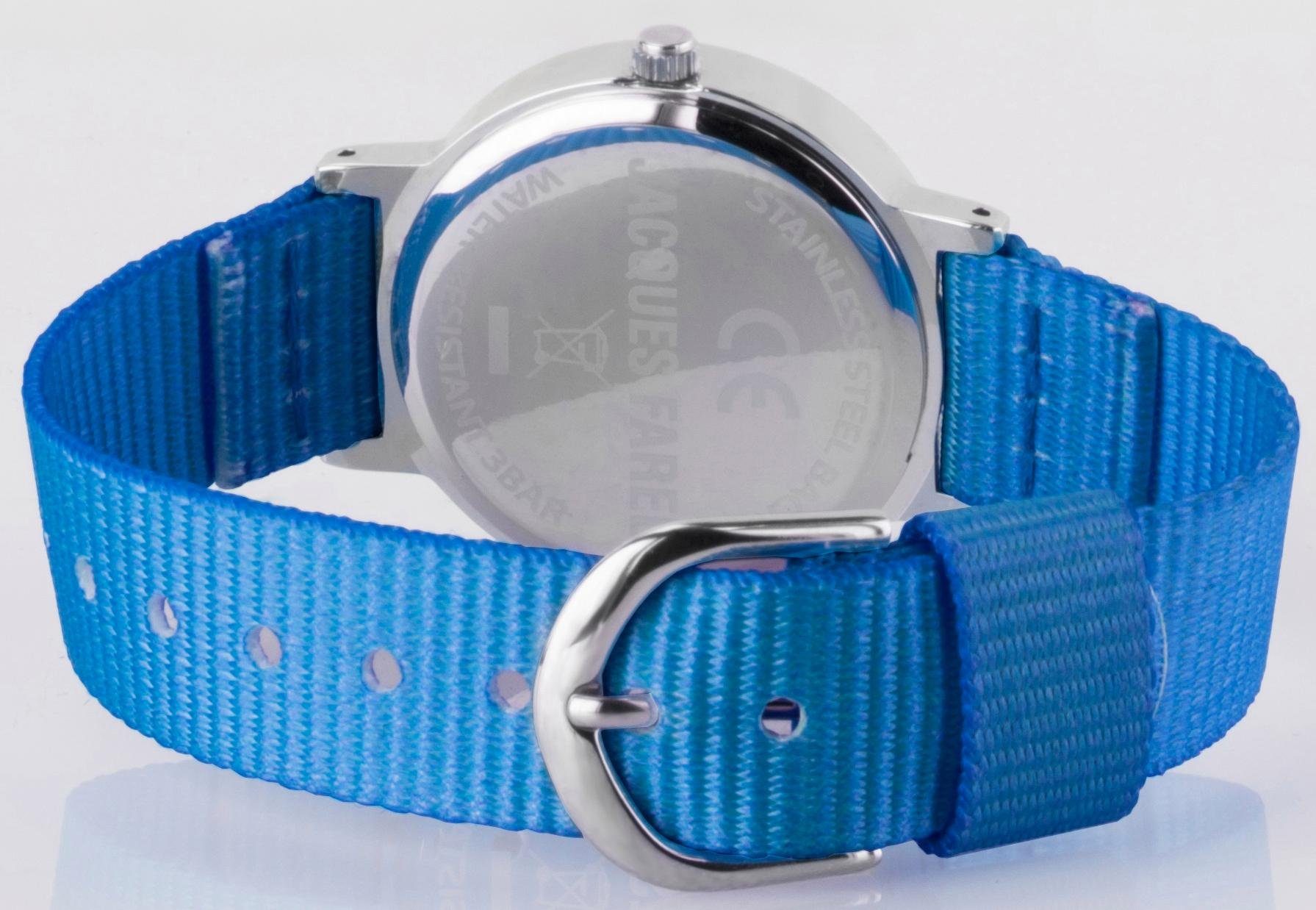 Jacques Farel Quarzuhr Happy Learning, Lernuhr, KOP 03, Armbanduhr, Kinderuhr, Lernuhr, Geschenkidee, Schulanfang, Geburtstag