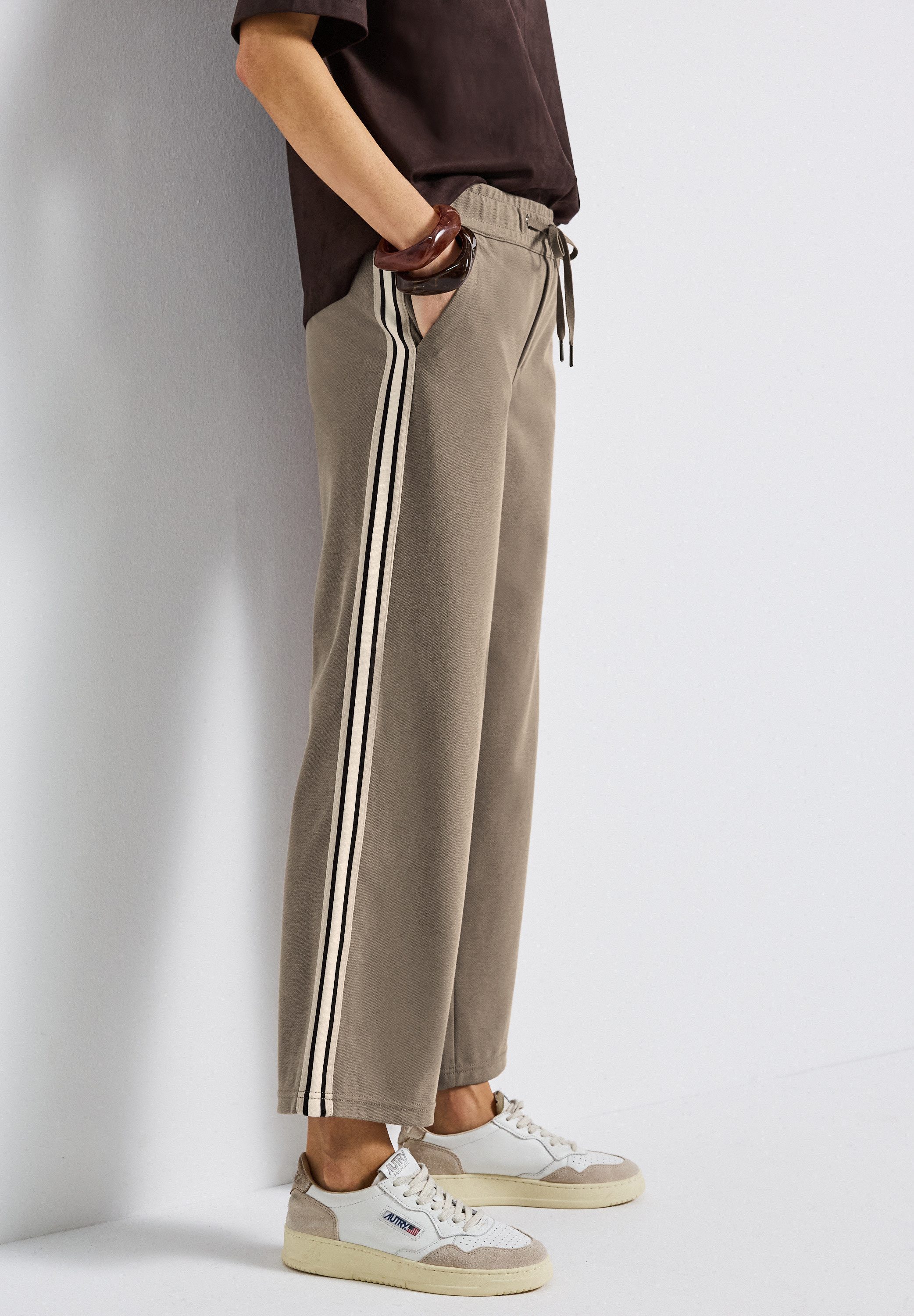 STREET ONE Stoffhose mit elastischem Bund