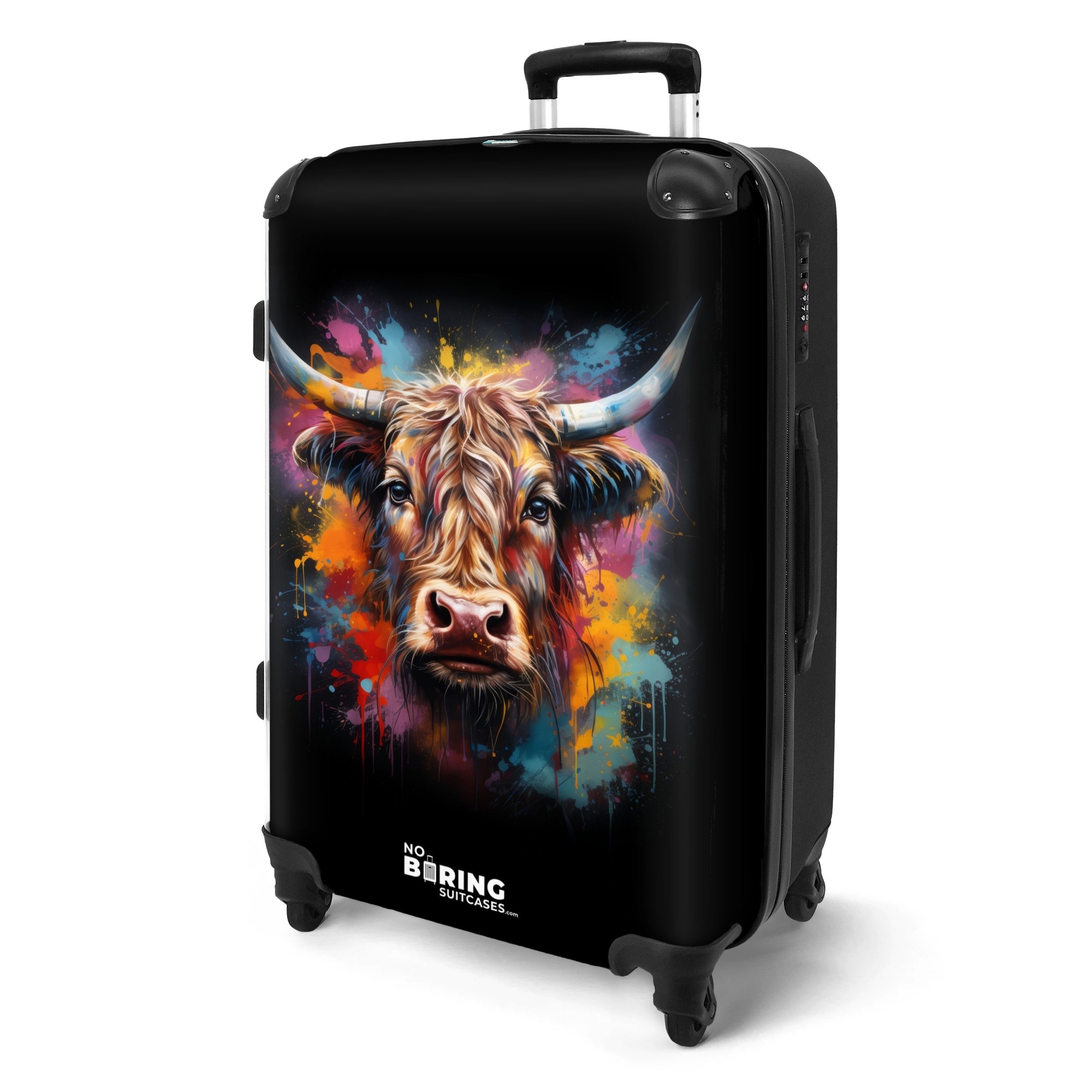 NoBoringSuitcases.com© Hartschalen-Trolley Schottische Highlander als Graff günstig online kaufen