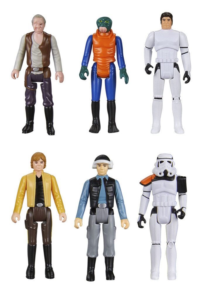 Hasbro Actionfigur Star Wars Episode IV Retro Collection Actionfiguren 6er-Pack 10 cm
