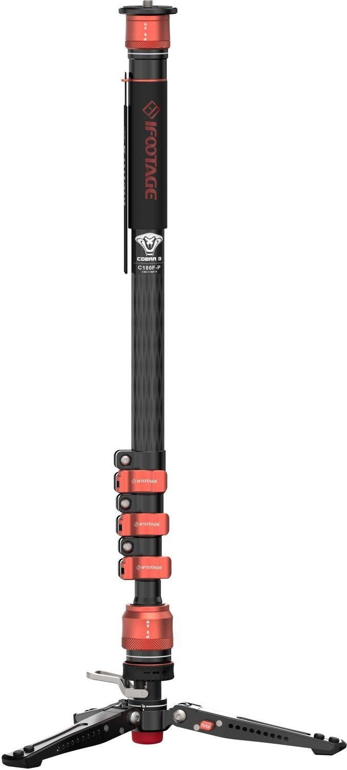Flip Mono fiber iFootage Pedal 3 Cobra Carbon Stativhalterung lock
