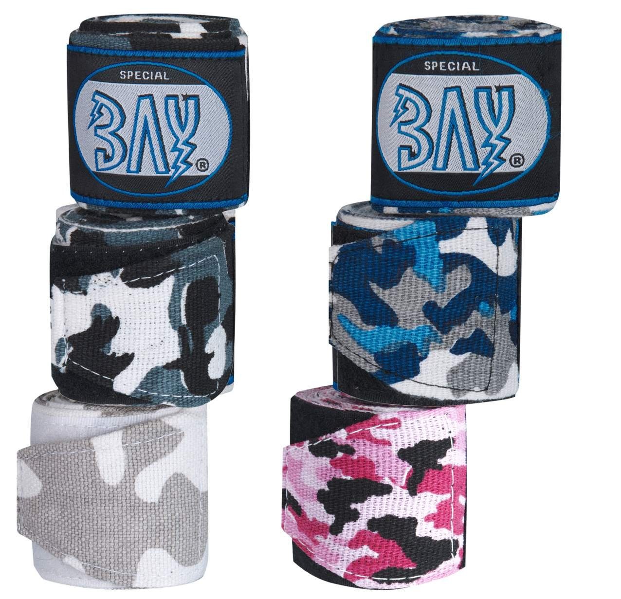 BAY-Sports Boxbandagen Camouflage Box-Bandagen Handbandagen Boxen