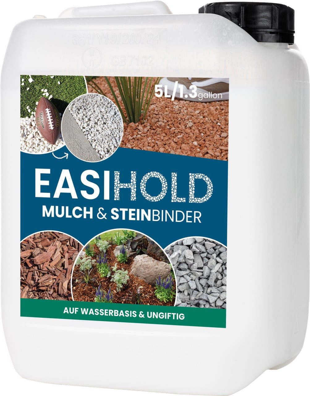 Easihold Mulchsubstrat EasiHold Mulch & Steinbinder 5 l
