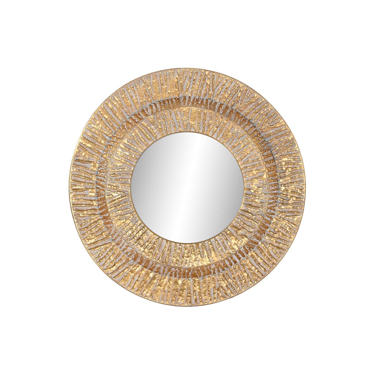 Spiegel Spiegel Wandspiegel SanLov Gold Metall Glas Moderne 78 x 4,5 x 78 cm