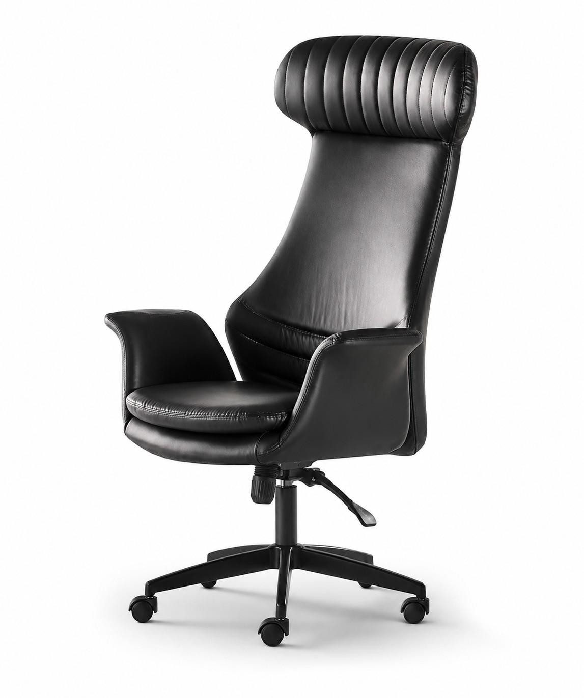 JVmoebel Chefsessel Executive Bürostuhl Moderner Designer Stück Schwarz Büromöbel, Made in Europa