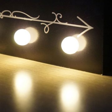 MCW LED-Bild Wandbild-Love, Love, Batteriebetrieben, Schöner Leuchteffekt, Komplett fertig montiert