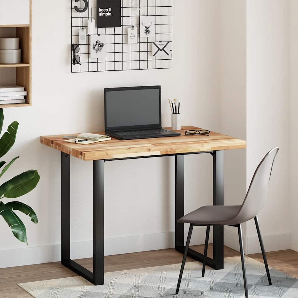 vidaXL Schreibtischplatte Schreibtischplatte Ölbeschichtung 100x70x4 cm Massivholz