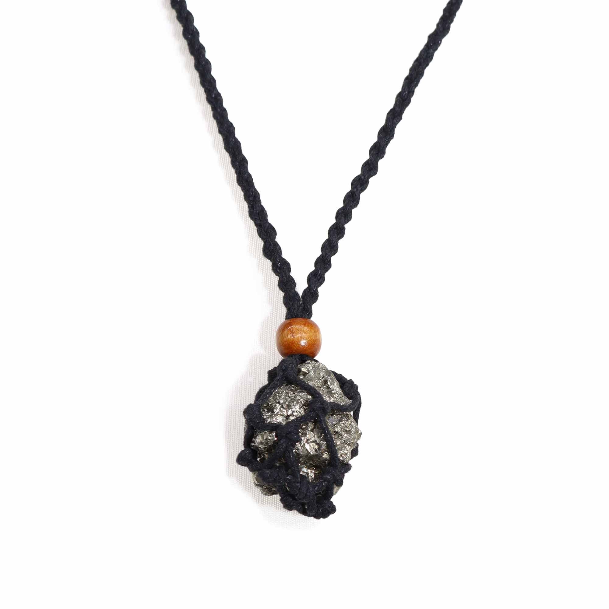 Bali-Homedecor Collier Halskette mit Kristall-Edelstein-Halter 45cm günstig online kaufen