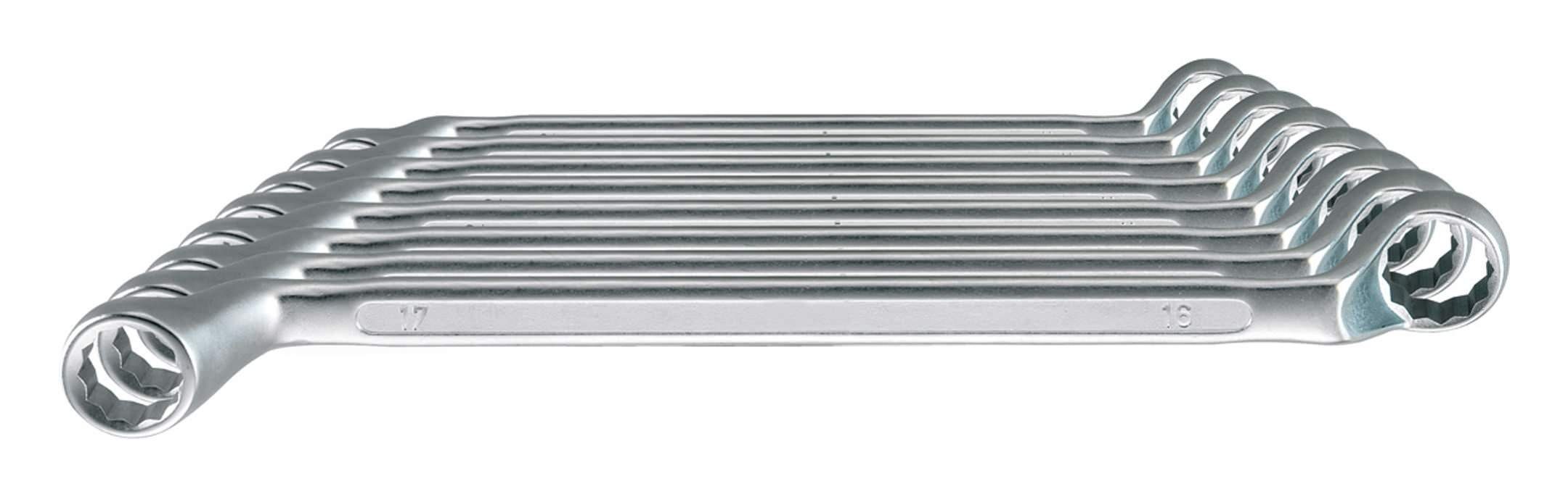 fortis Ringschlüssel (8 St), Doppelringschlüssel Satz DIN838 8tlg. 6 - 22 mm