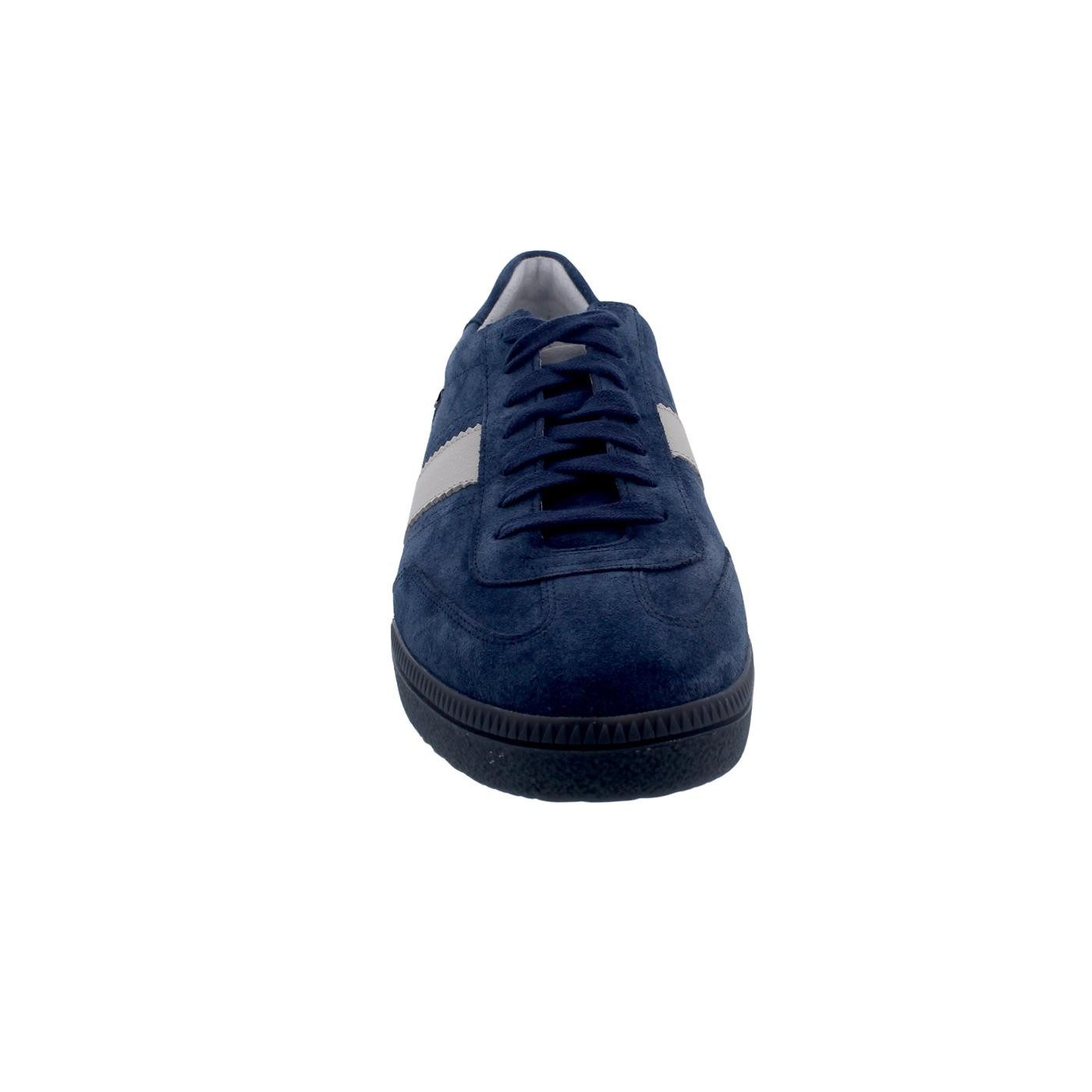 Mephisto Mephisto Elyo Sneaker, Velours- / Glattleder kombi., blau / beige, W Schnürschuh