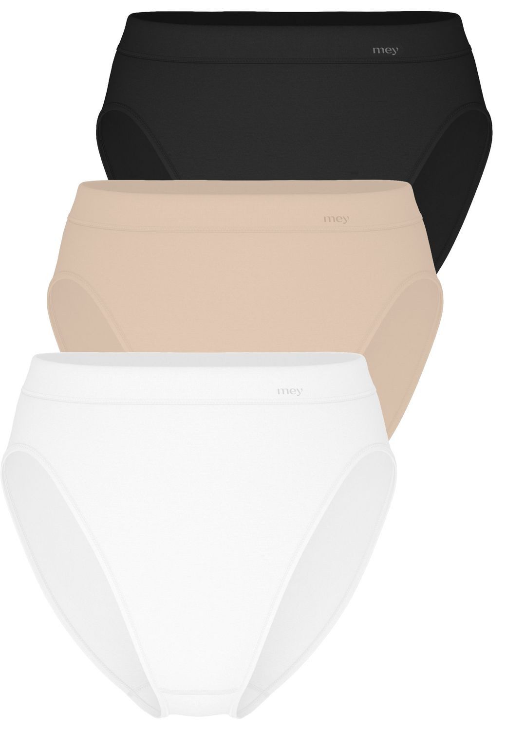 1 x cream tan / 1 x weiß / 1 x schwarz
