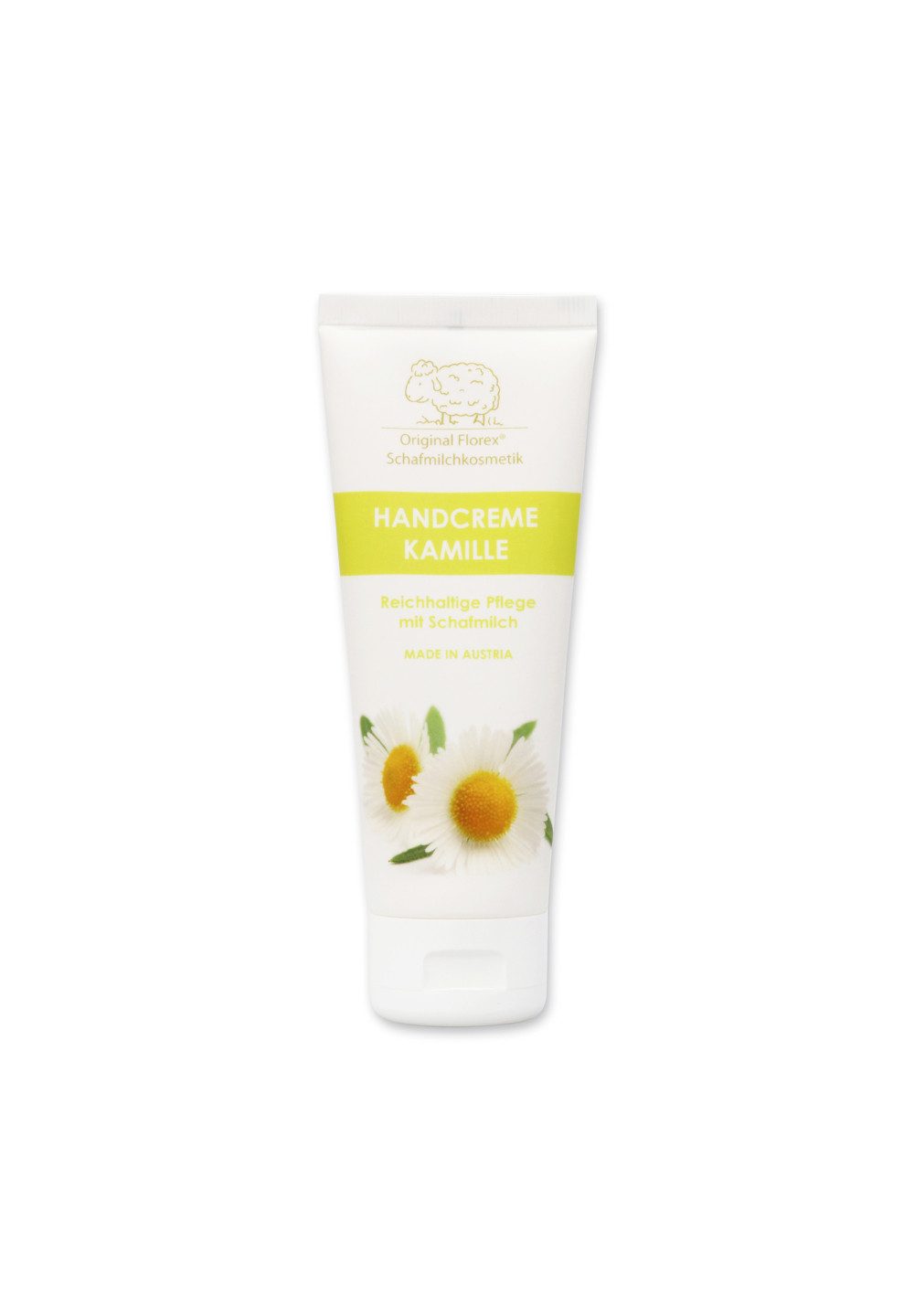 Gerlinde Hofer _ Florex GmbH Handcreme 9615 Kamille, 1-tlg., Handpflege mit Bio Schafmilch ohne Palmöl 75 ml