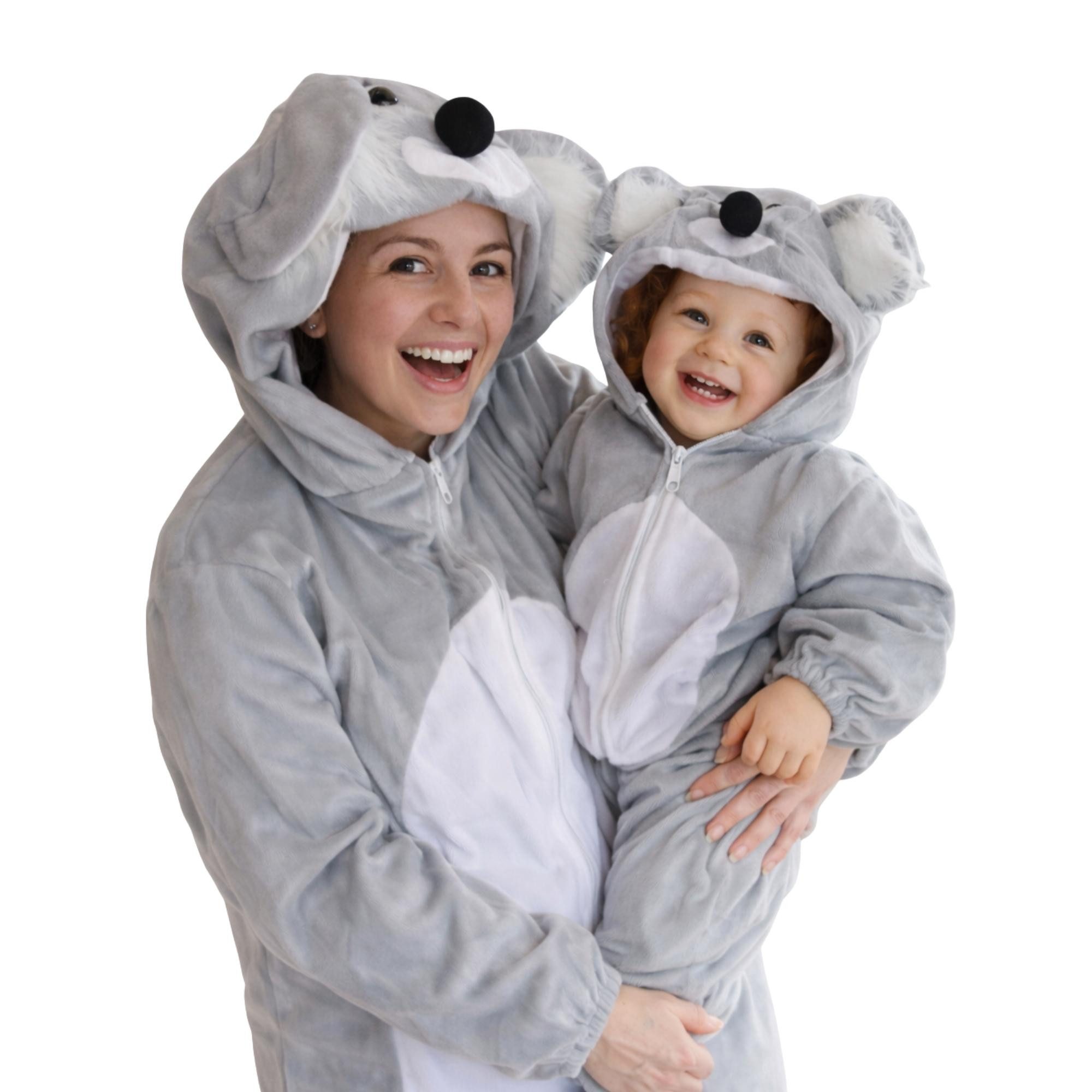Ikumaal Kostüm Koala-Bär, J42, Erwachsen-e, Fasching Karneval Fasnacht - Größe: M