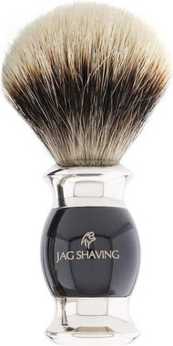 JAG SHAVING Rasierpinsel-Set Silver-Tip Badger Hair Shaving Brush – 5-Edge Razor, 4 tlg.