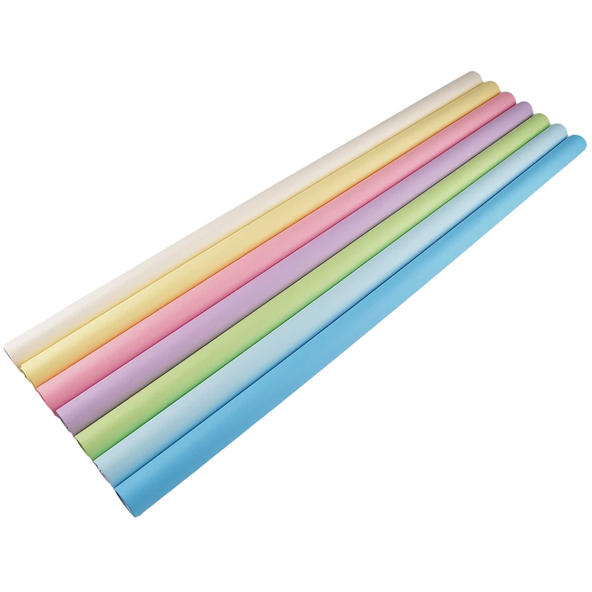 maDDma Geschenkpapier Geschenkpapier uni matt 1 Rolle Dekopapier Verpackungspapier, cyan – Bild 3 von 4