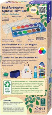 Pelikan Farbkasten Deckfarbkasten K12® eco, Made in Germany; enthält recyceltes Material