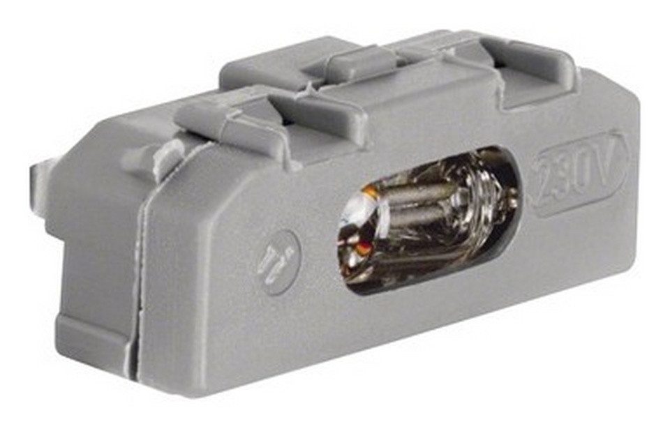 Berker Schalter, Steck-Glimmlampe 230V LIGHT CONTROL 0,9 mA Schalter/Taster