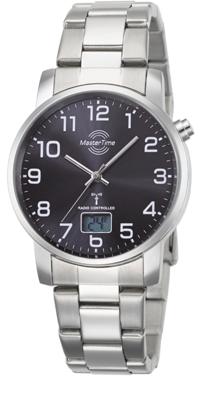 MASTER TIME Funkuhr Basic MTGA-10694-21M, Armbanduhr, Quarzuhr, Herrenuhr, günstig online kaufen