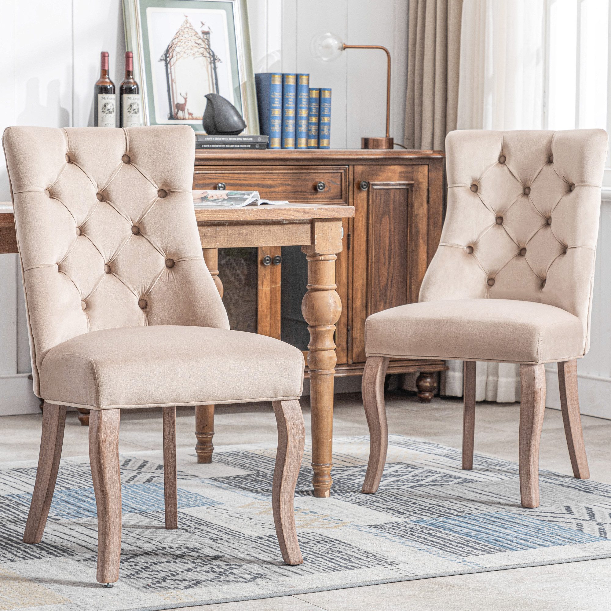 i@home Esszimmerstuhl mit Knopfsteppung, 2er - günstig online kaufen