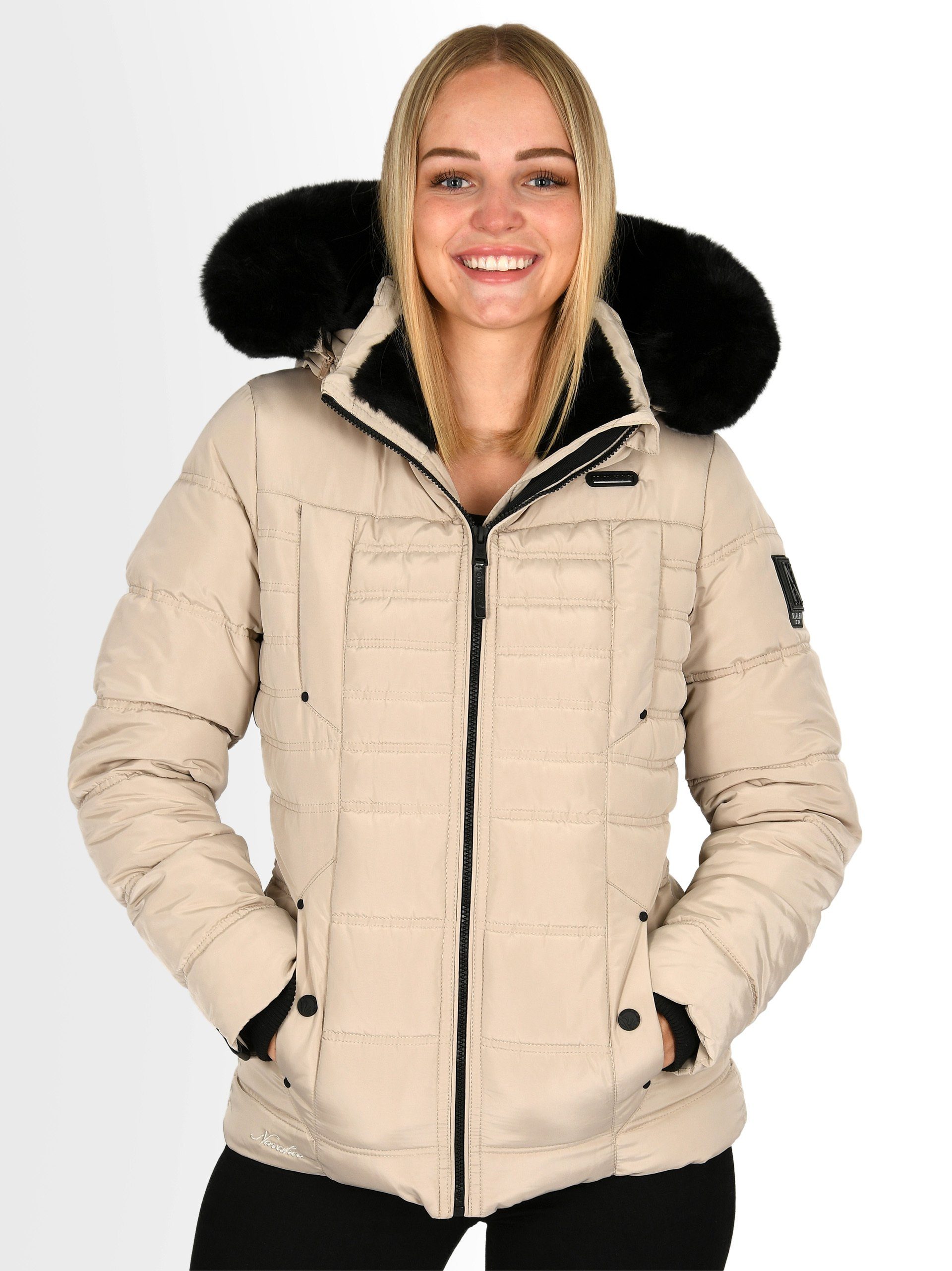 Navahoo Winterjacke Lissandra mit hochwertigem Steppdesign