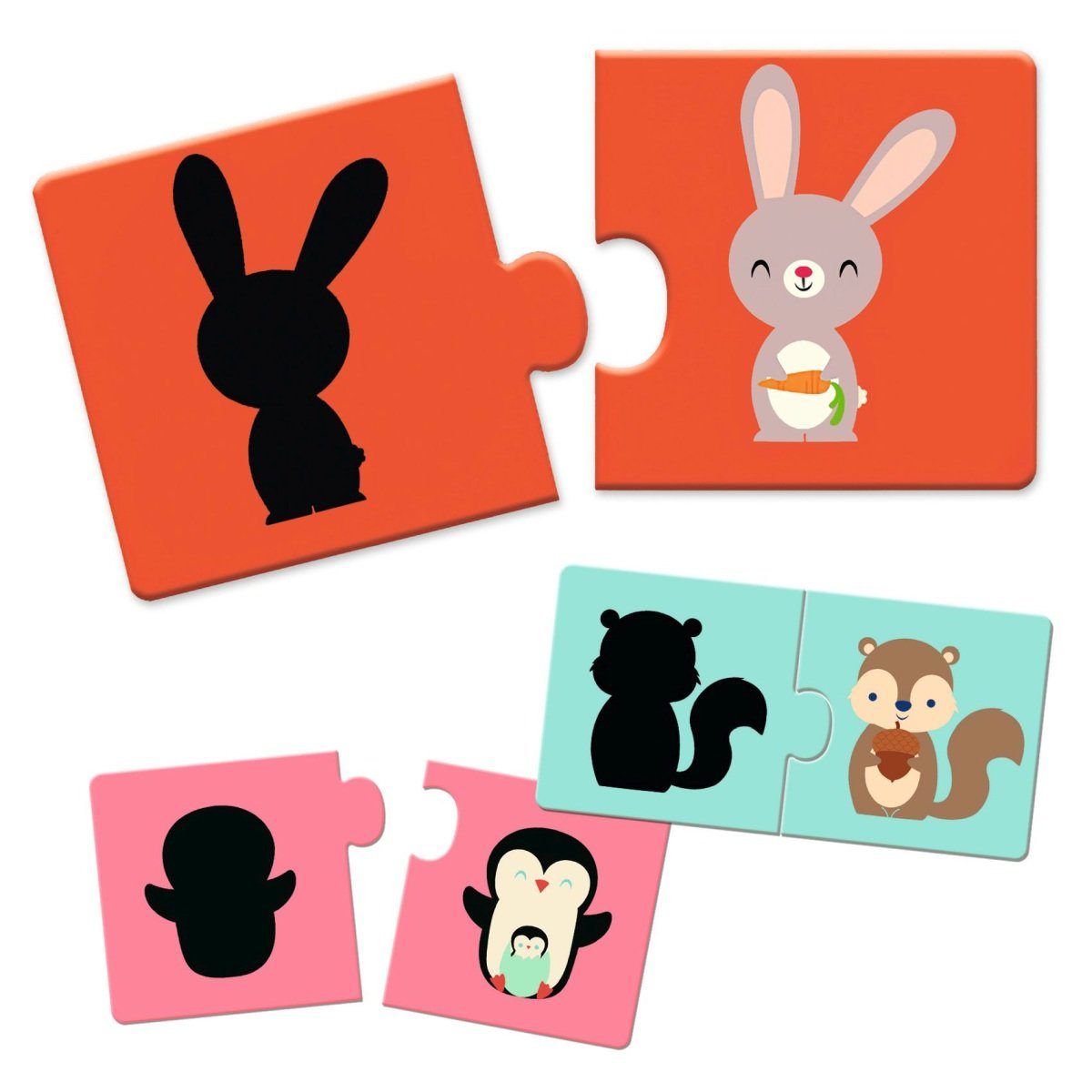 DJECO Puzzle Lernspiel Puzzle Duo Assoziationsspiel günstig online kaufen
