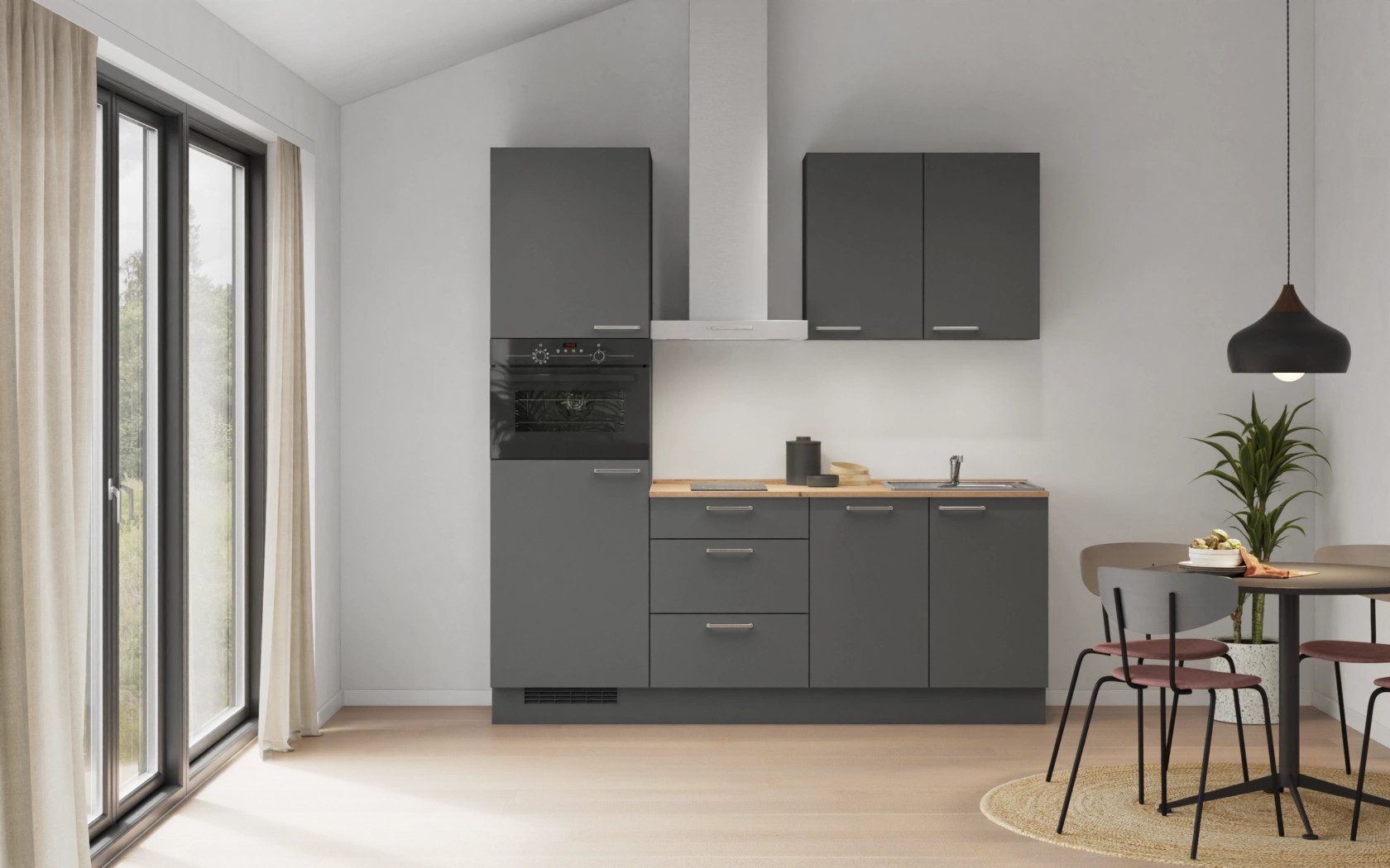 nobilia® Küchenzeile Oslo, individuell anpassbar, gratis günstig online kaufen