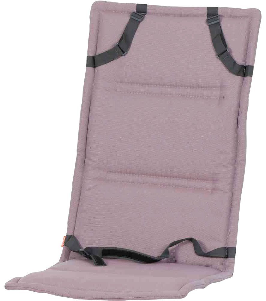 cm BxT: rosa Sesselauflage 48x120 flexible Haltebänder, Musica, Siena Garden