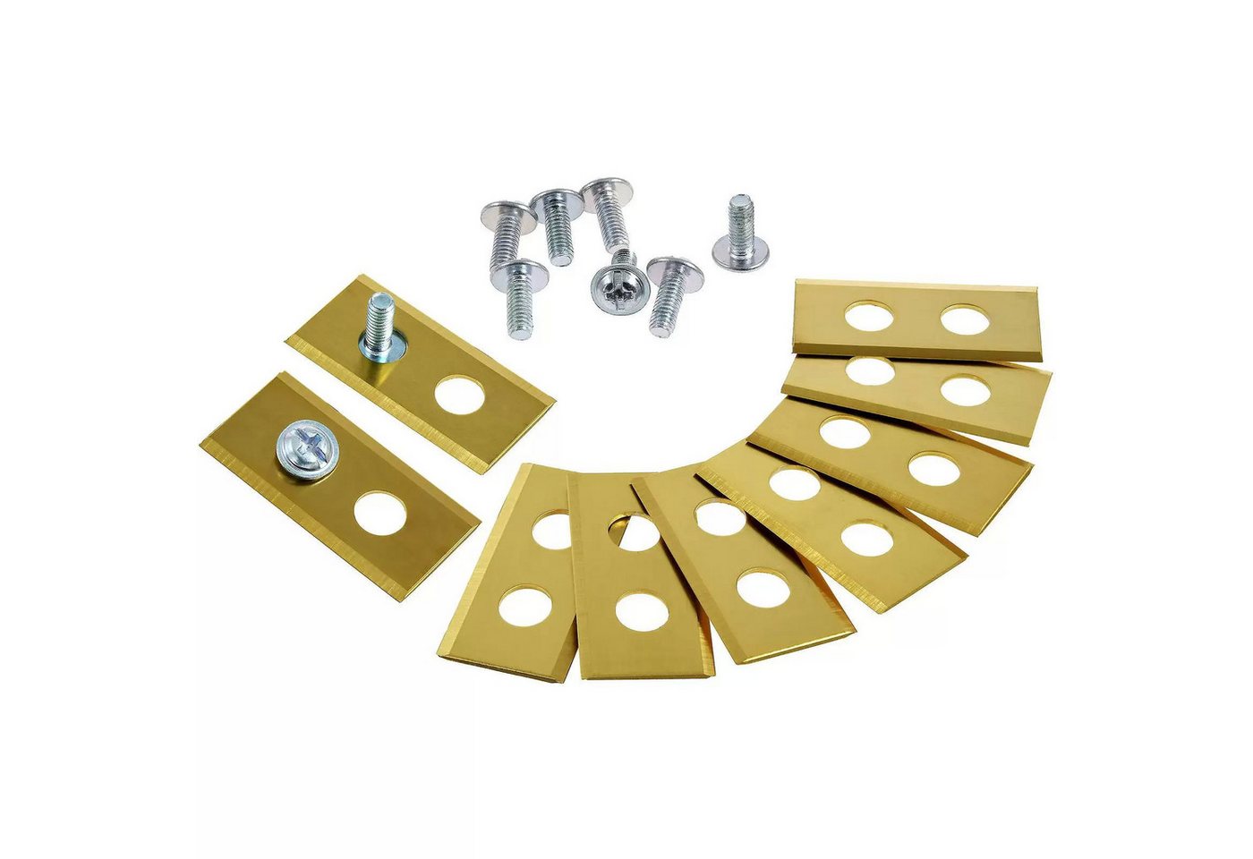 AccuCell Mährobotermesser 9x Ersatz-Messer Klingen/Schneid-Klingen (0,9mm) Titan für alle Worx AccuCell Mährobotermesser 9x Ersatz-Messer Klingen/Schneid-Klingen (0,9mm) Titan für alle Worx