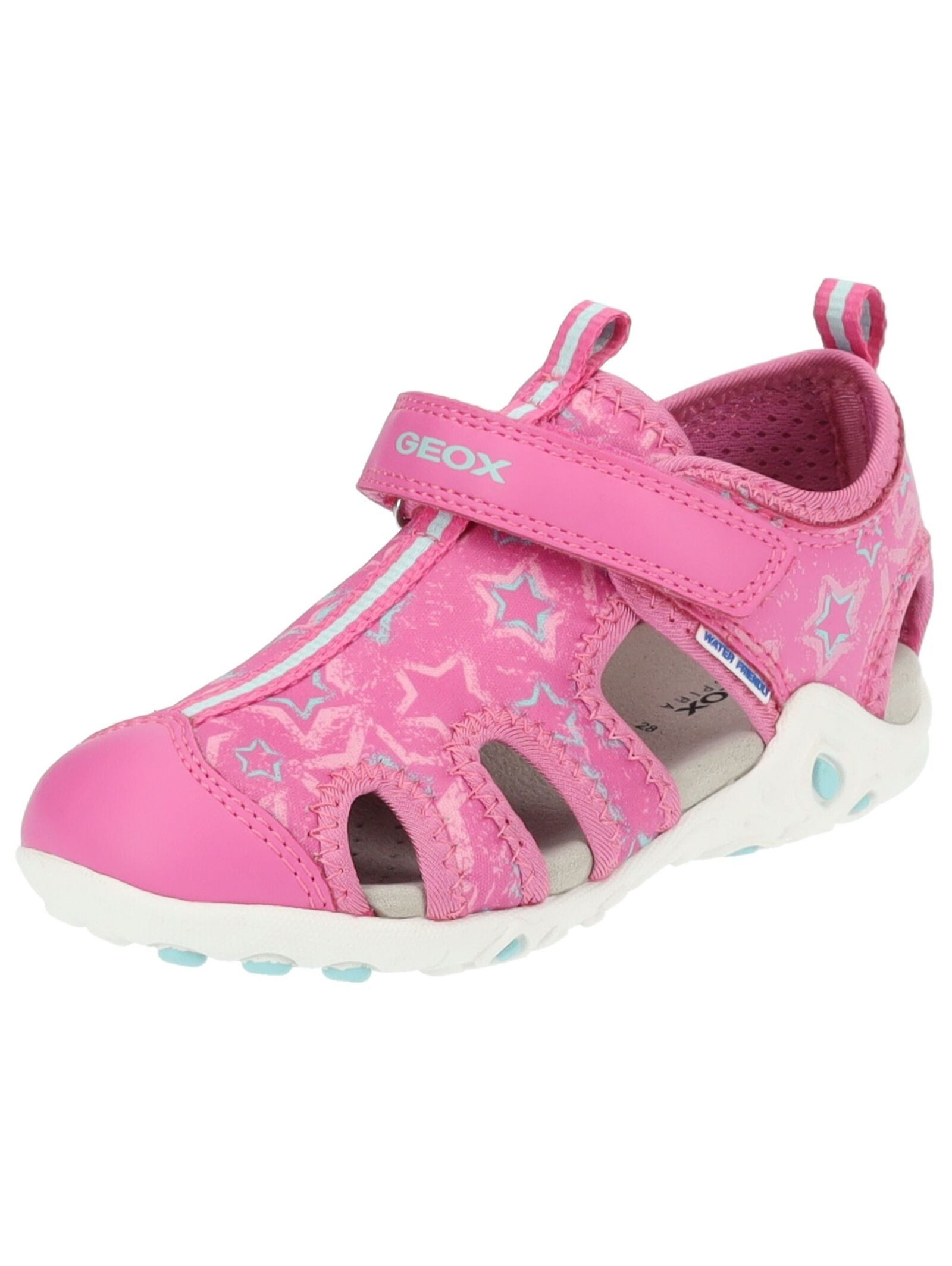 Halbschuhe Lederimitat/Textil . Klettschuh