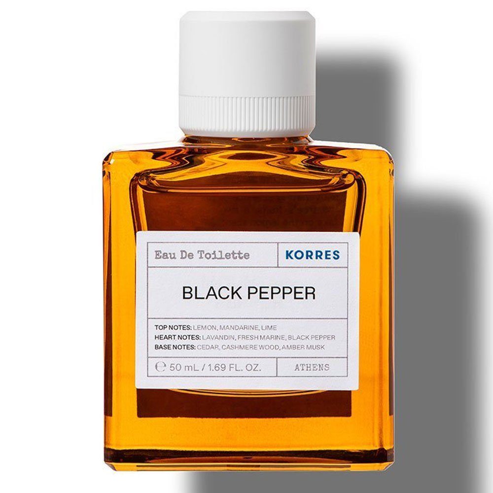Korres Eau de Toilette BLACK PEPPER EDT für Ihn, 50 ml