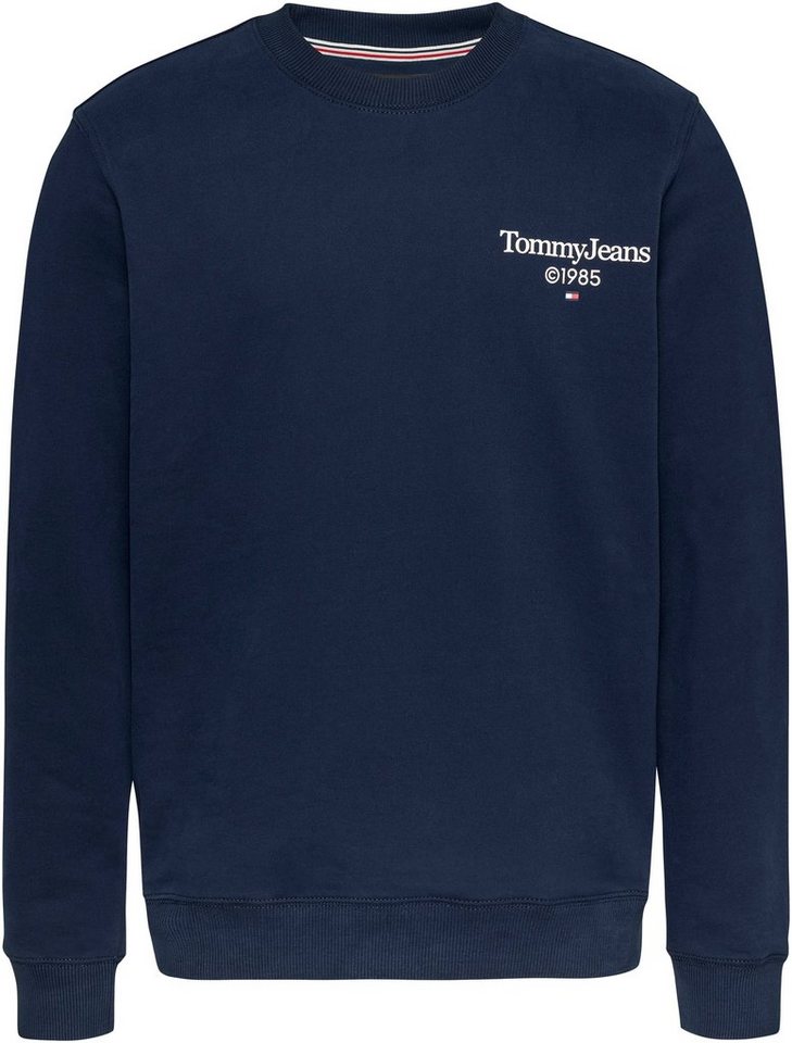 Tommy Jeans Sweatshirt TJM REG ENTRY GRAPHIC CREW, Gerippte Abschlüsse am  Ärmel, Saum und Hals