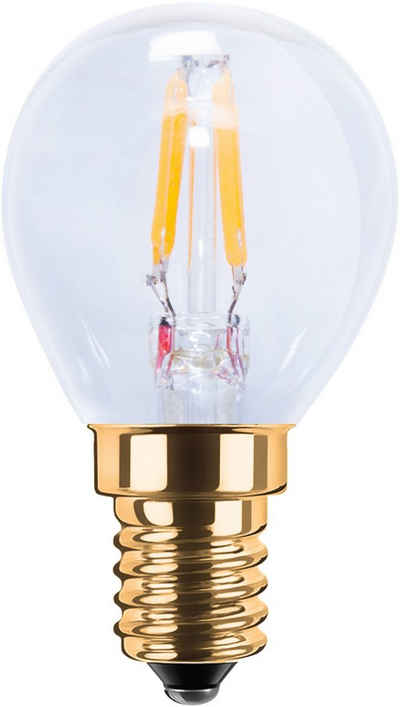 SEGULA »Vintage Line« LED-Leuchtmittel, E14, 1 St., Warmweiß, dimmbar, Mini-Glühlampe klar, E14