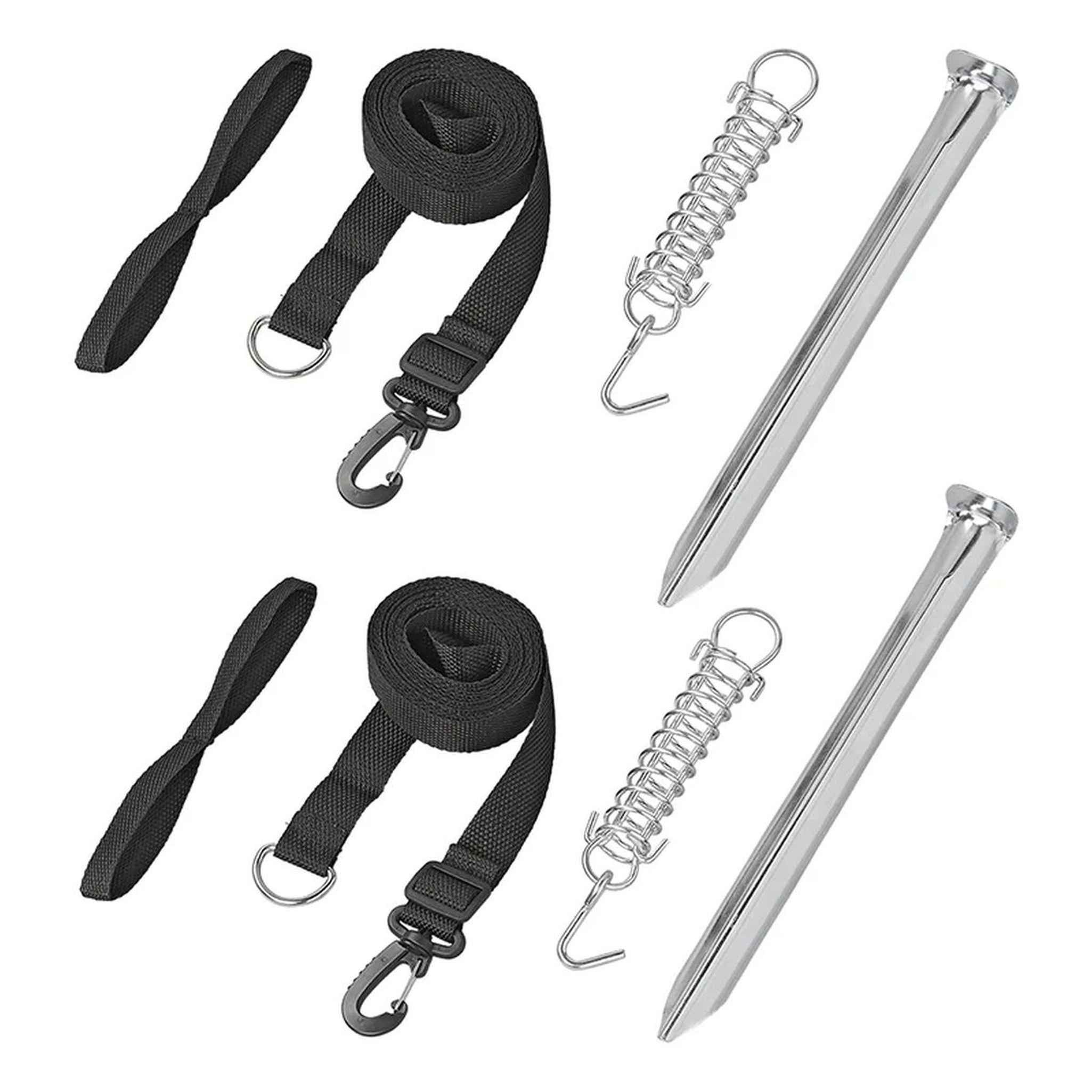 Moritz Vorzelt Sturmband 2x 3M Universal mit Schlaufe, (Sturmband), für Vorzelte Markisen Wohnwagen Wohnmobil Zelt Vorzelt Gewächshaus