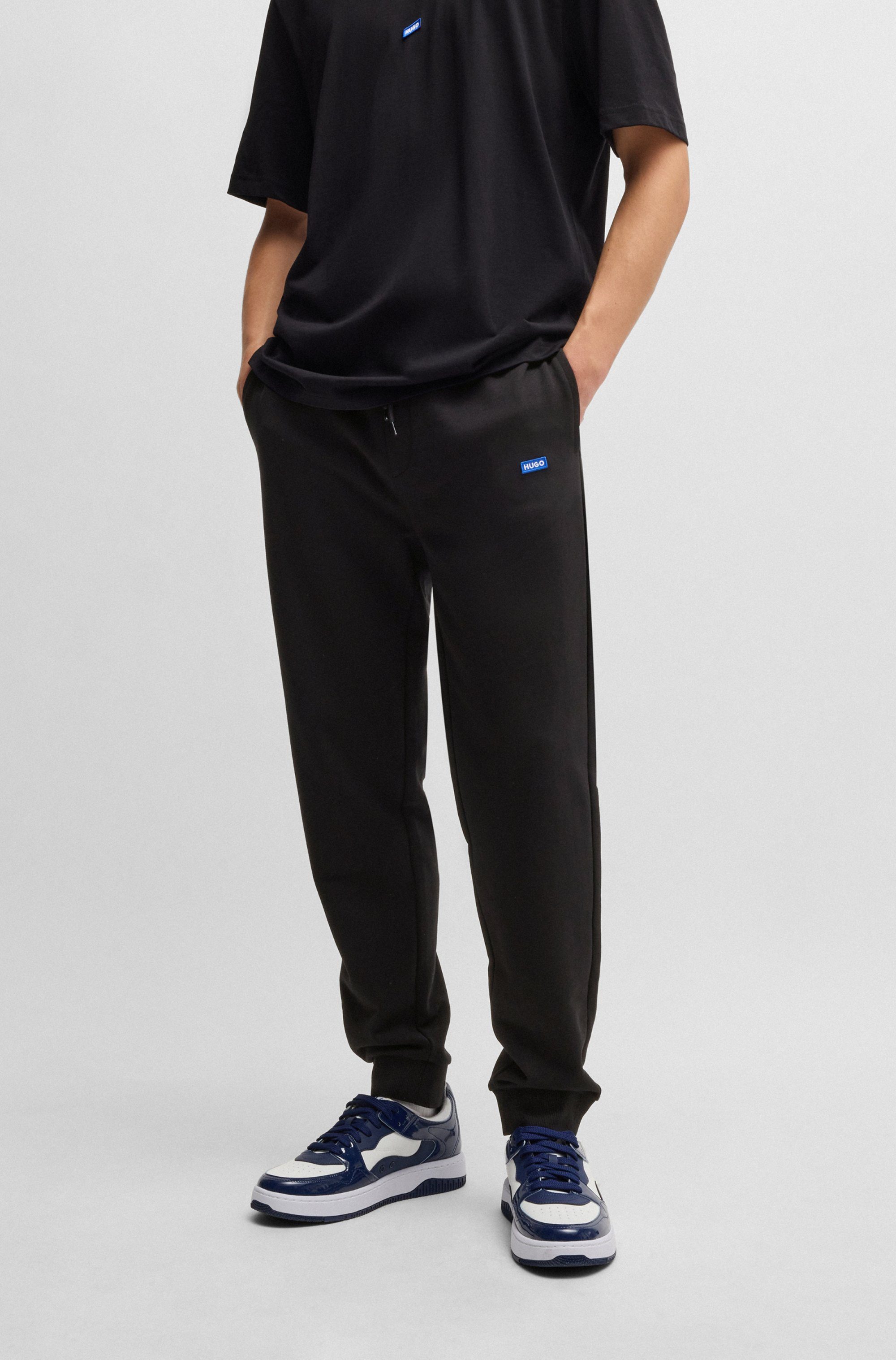 HUGO Blue Jogginghose Napin mit kleinem Logo-Patch günstig online kaufen