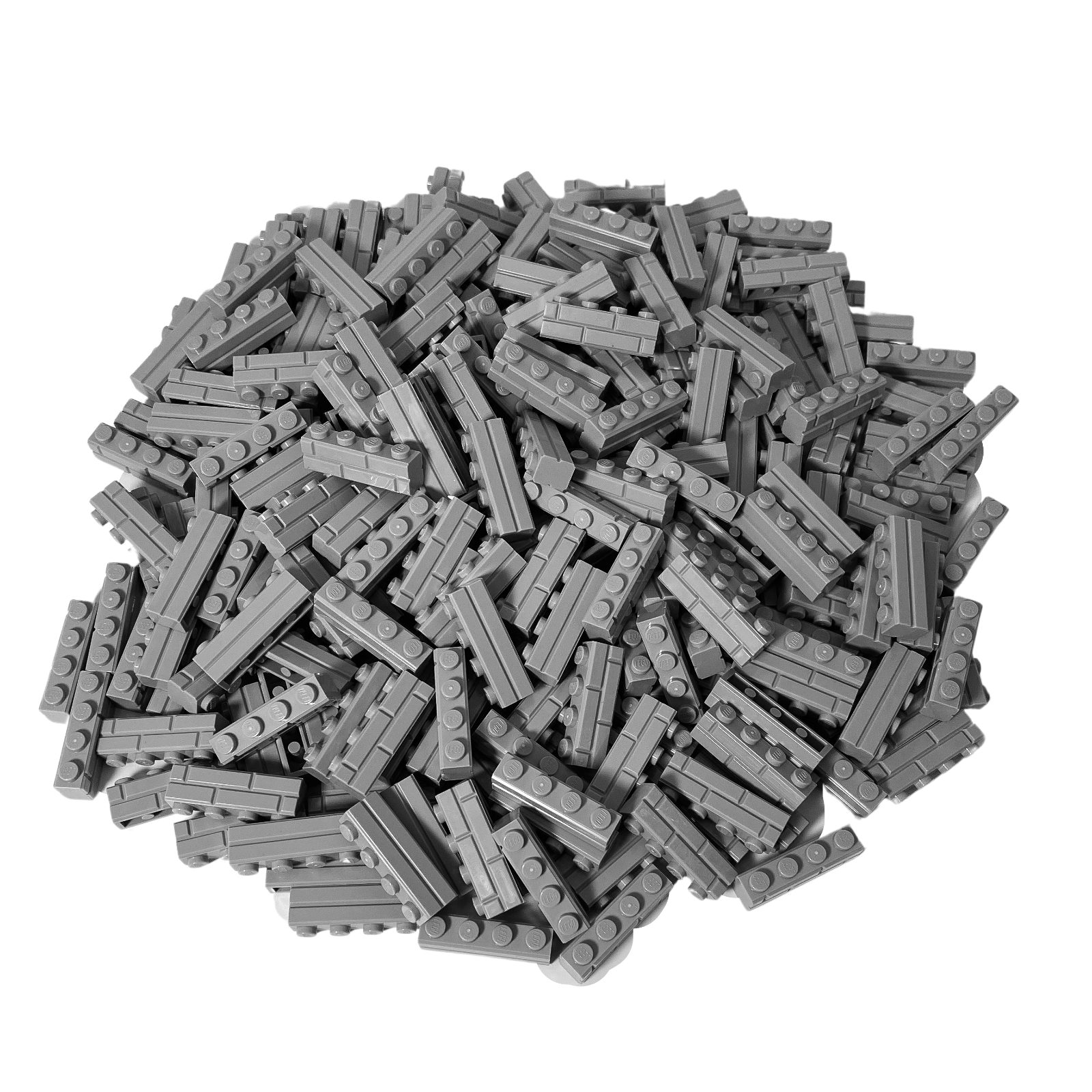 LEGO® LEGO® 1x4 Mauersteine Bausteine Hellgrau - 15533 NEU! Menge 100x Spielbausteine, (Bausteine, 100 St., Kreativ-Set), Made in Europe