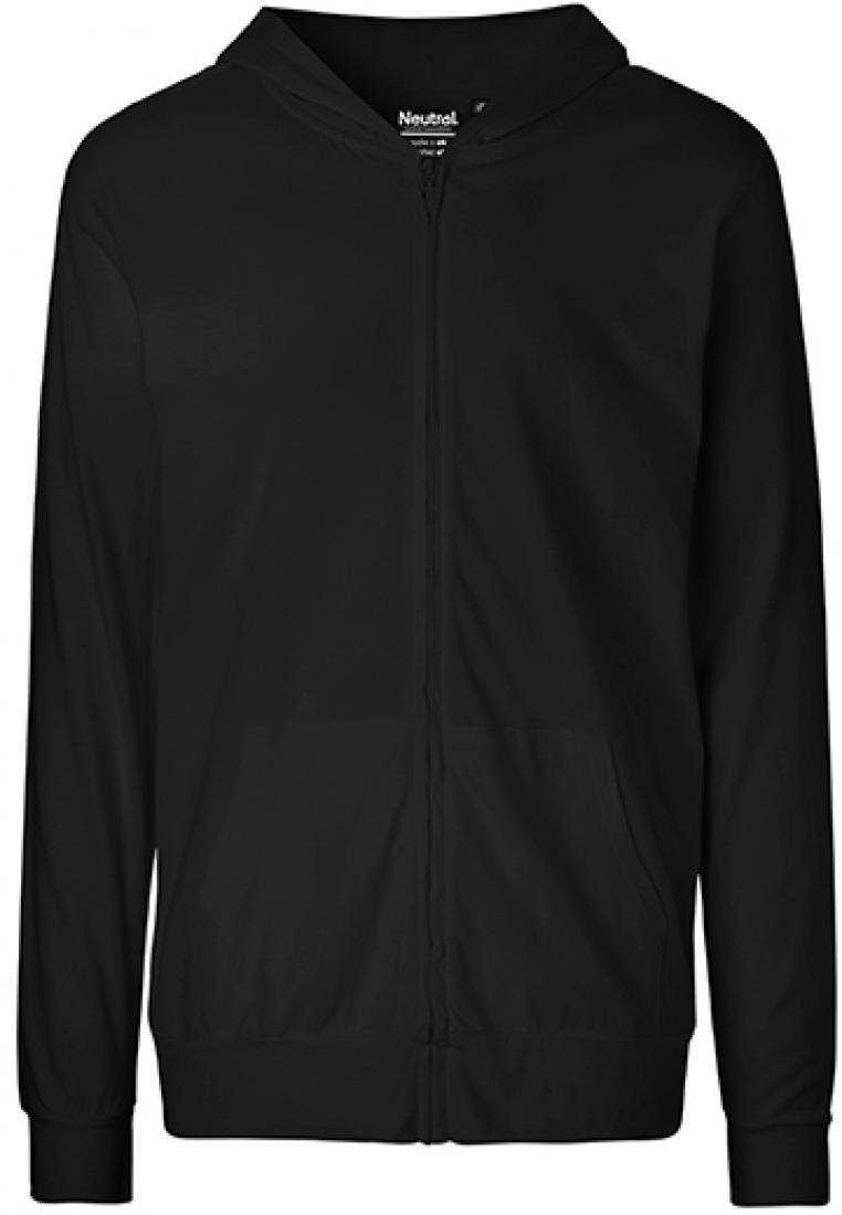 Sweatjacke Unisex Jersey Hoodie with Zip / Doppelt gefütterte Kapuze