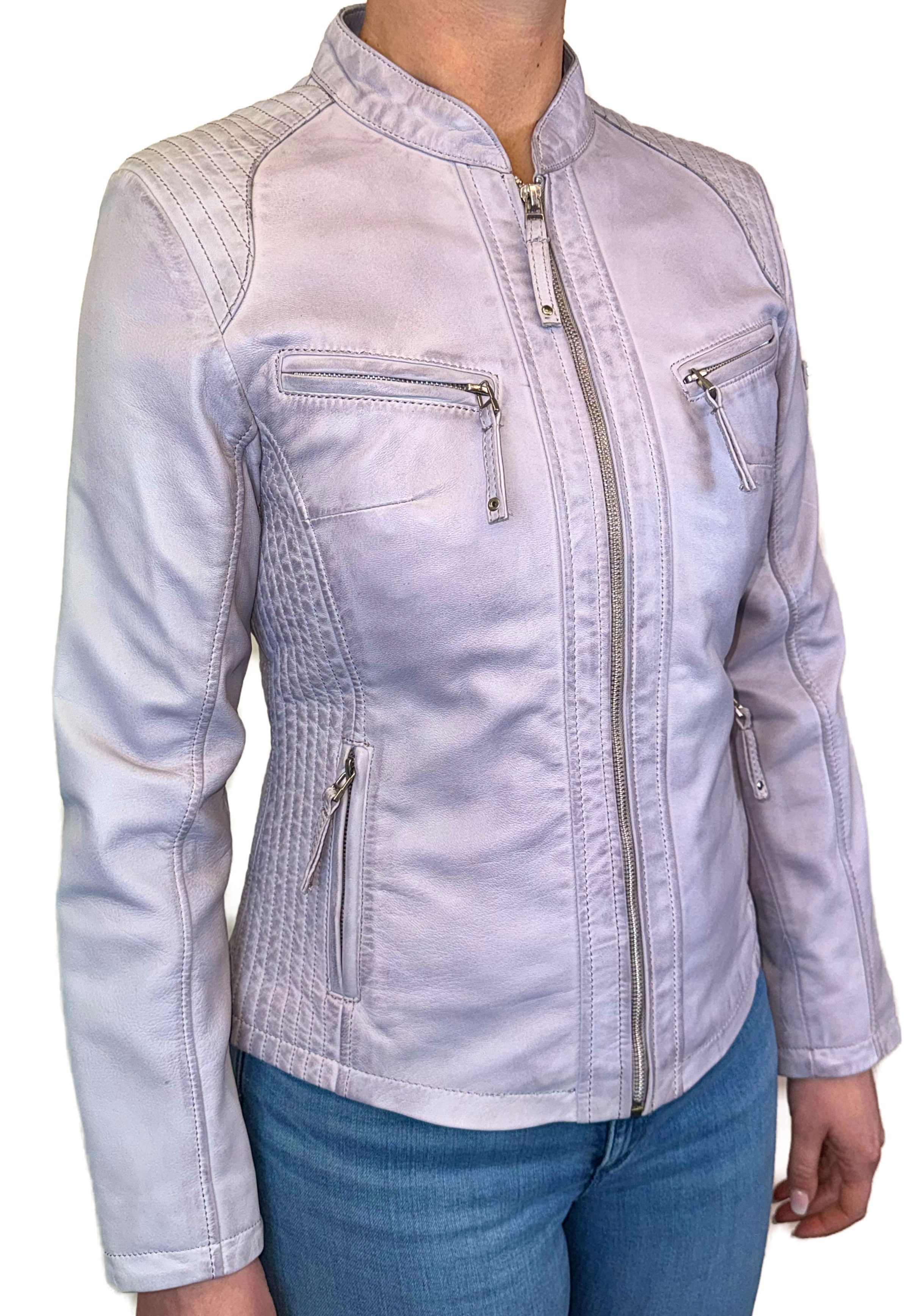 Lederjacke aus feinstem Lammnappa