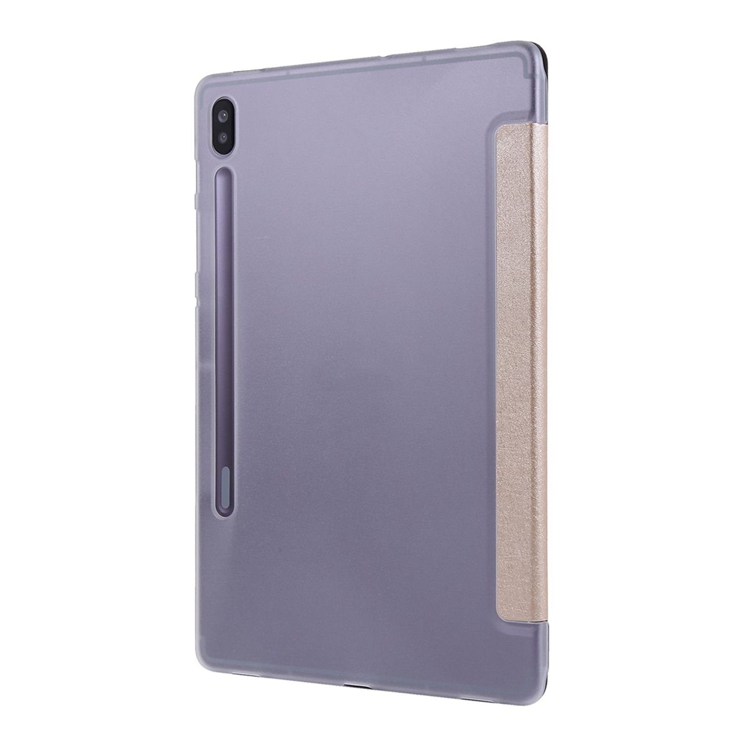 König Design Tablet-Hülle Samsung Galaxy Tab S7, Schutzhülle für Samsung Galaxy Tab S7 Tablethülle Schutztasche Cover Standfunktion Gold