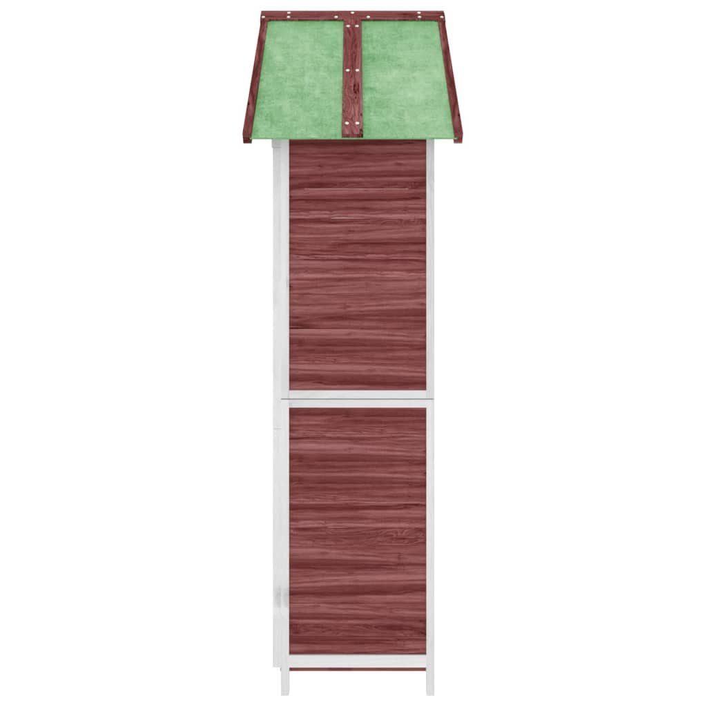 Massivholz Kiefer vidaXL Gartenhaus Mokka 89x52,5x175 Geräteschuppen cm