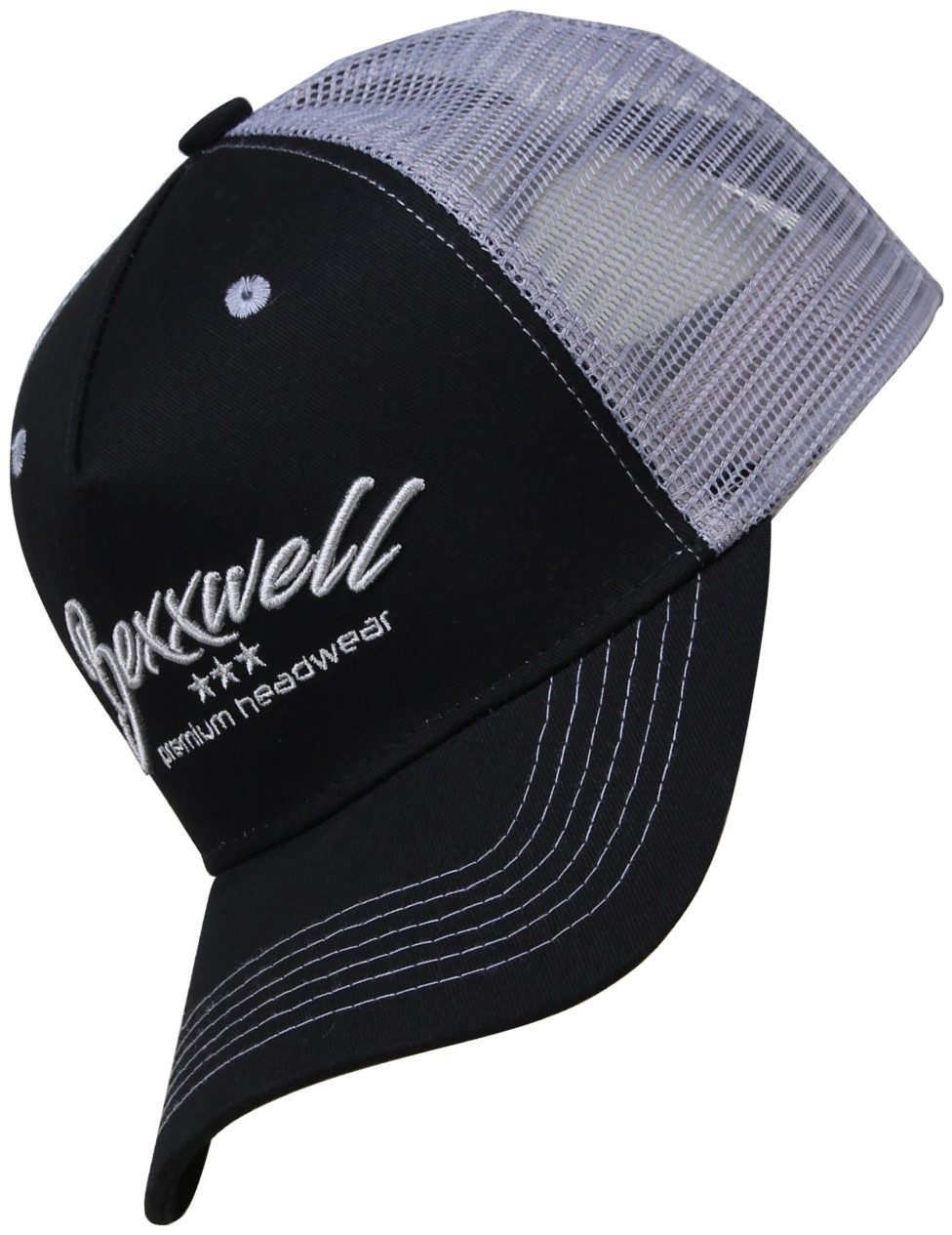 Bexxwell Trucker Cap mit 3D Logo-Schriftzug (optimale Passform, Unisex)