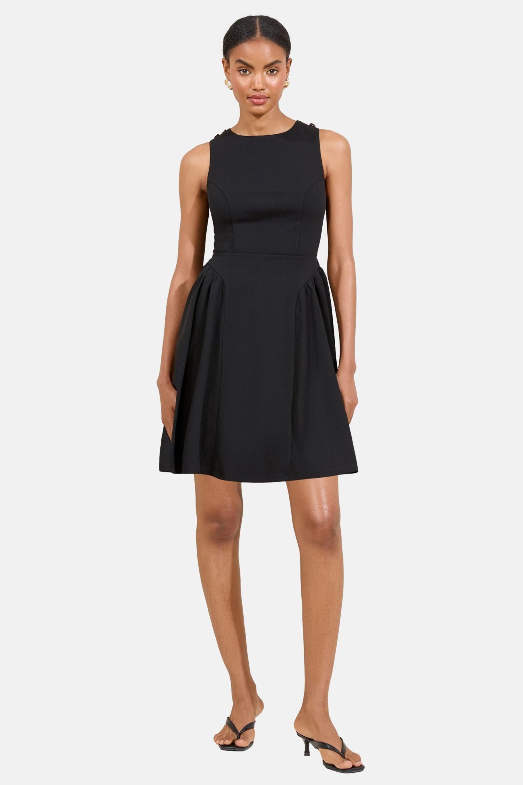 Minikleid Lipsy Skater-Minikleid mit Rundhalsausschnitt