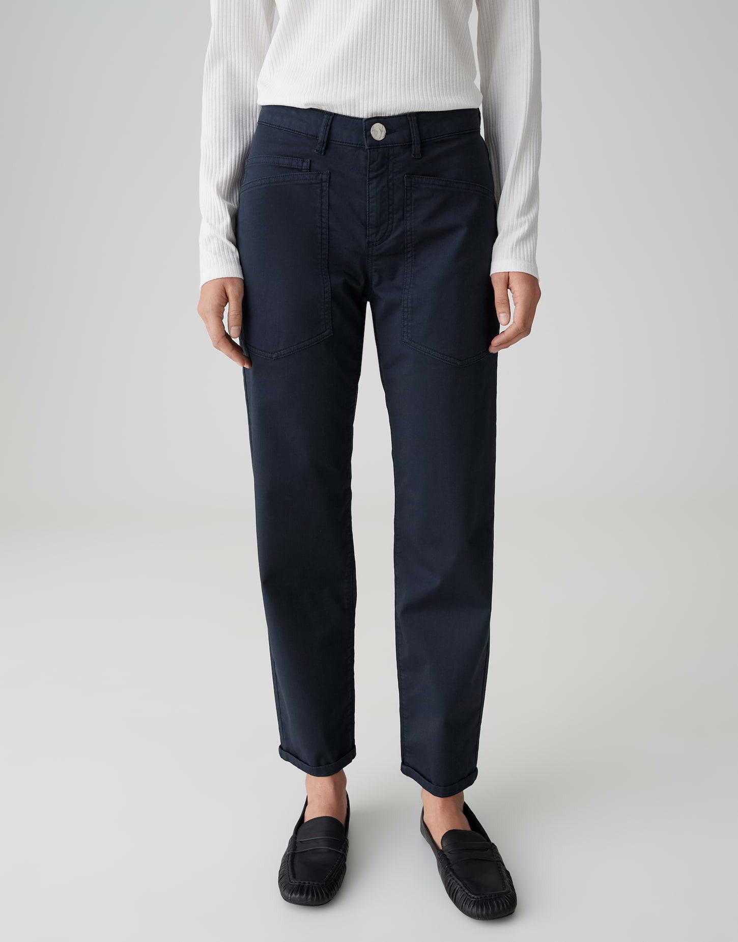 OPUS PANTS Chinohose LISANA VIVID Relaxed aus BCI Cotton Mix günstig online kaufen