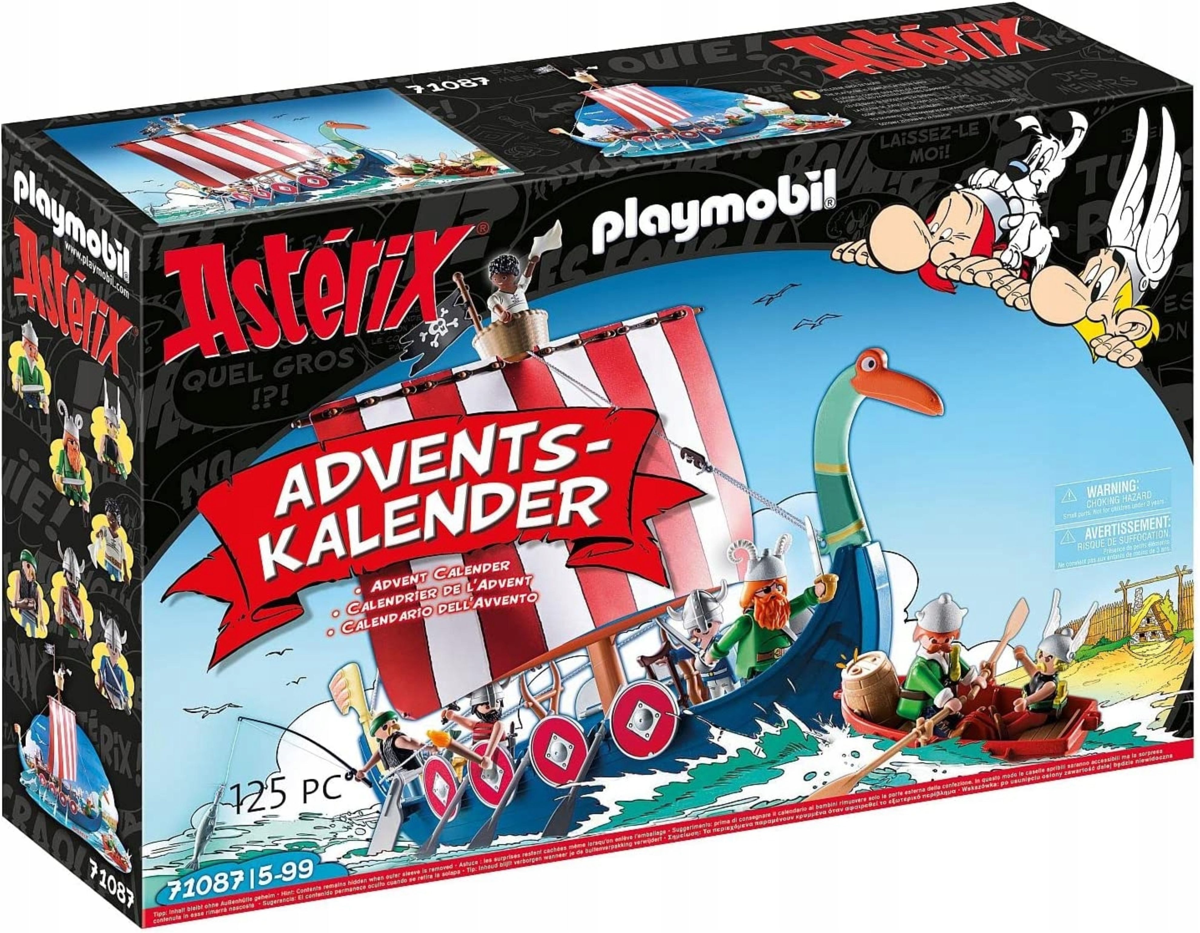 Playmobil® Adventskalender PLAYMOBIL 71087 Asterix Adventskalender 125 Teile ab 5 Jahren (1-tlg)