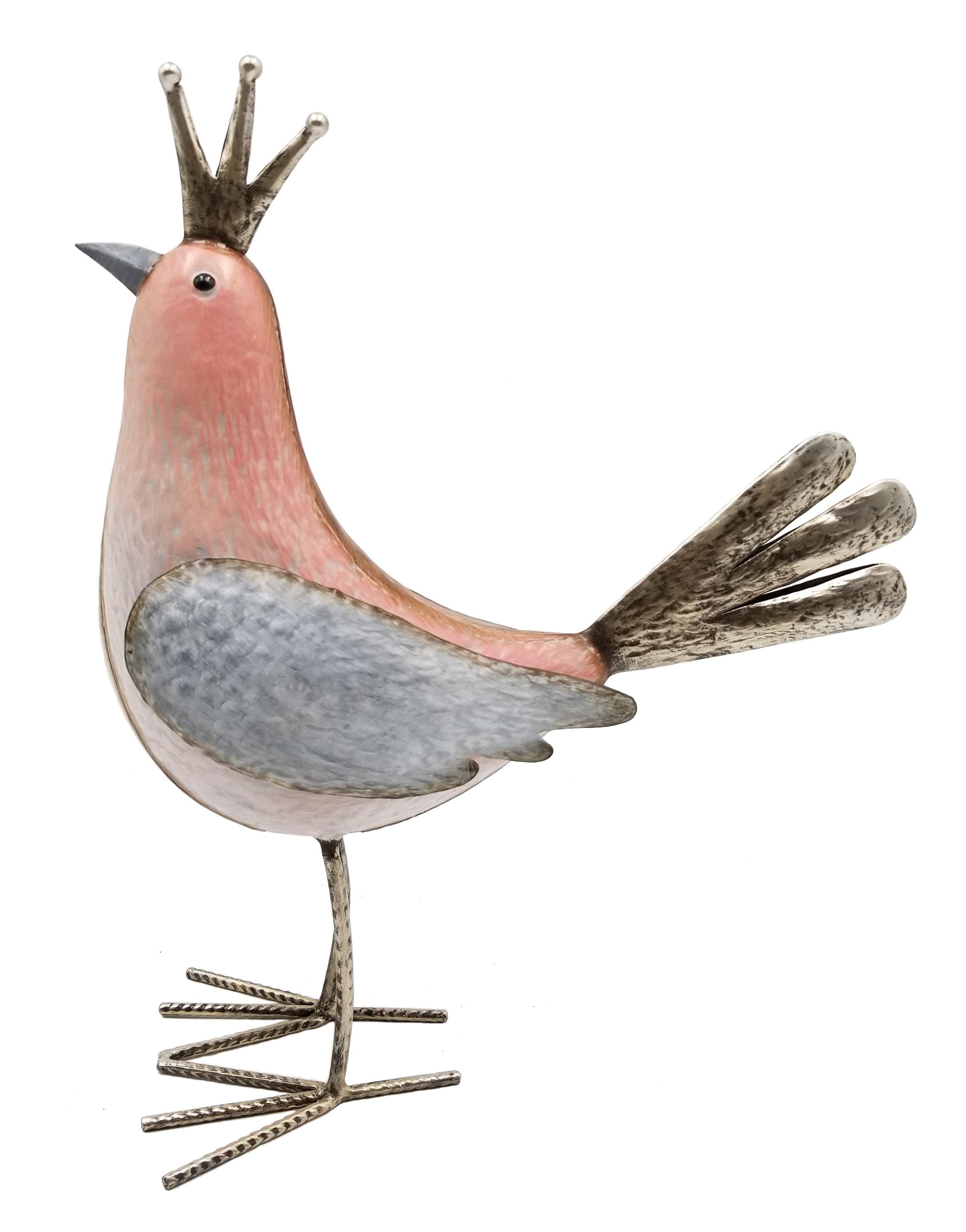 Dehner Dekoobjekt »Vogel mit Krone, 38 x 31.5 x 13.5 cm, Eisen« online