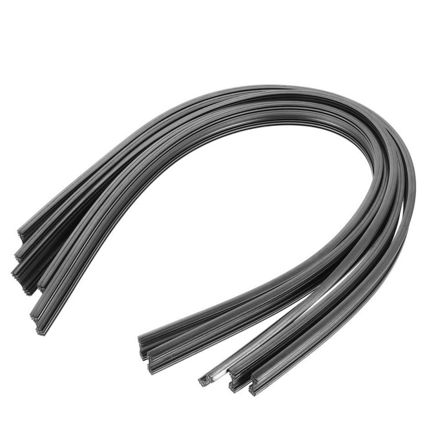LuxusKollektion Scheibenwischblätter Scheibenwischer Gummi 10 Stück 650 mm universal rahmenlos