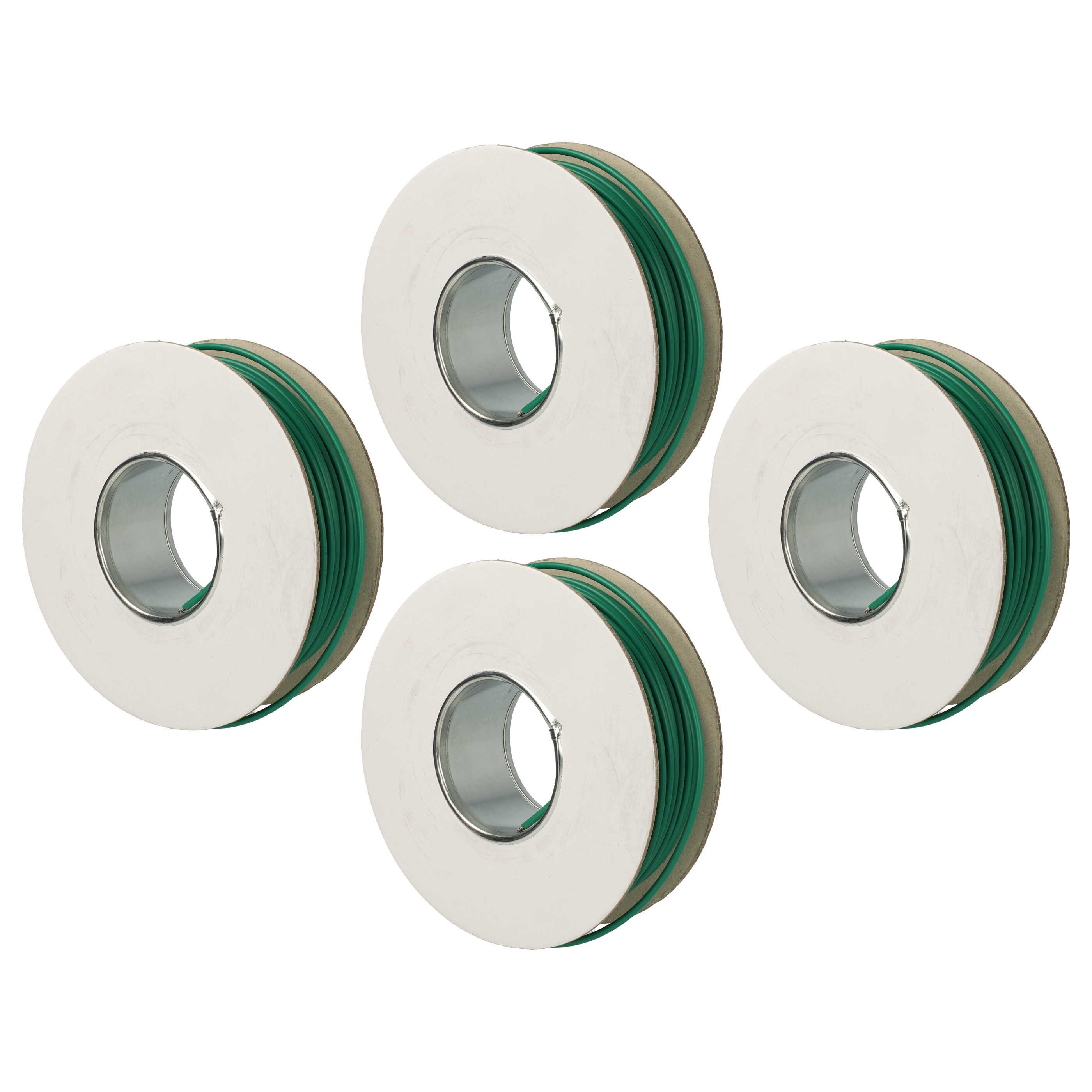 vhbw passend für Ambrogio L85 Evolution, L85 Elite, L85 Deluxe Mähroboter Begrenzungskabel grün