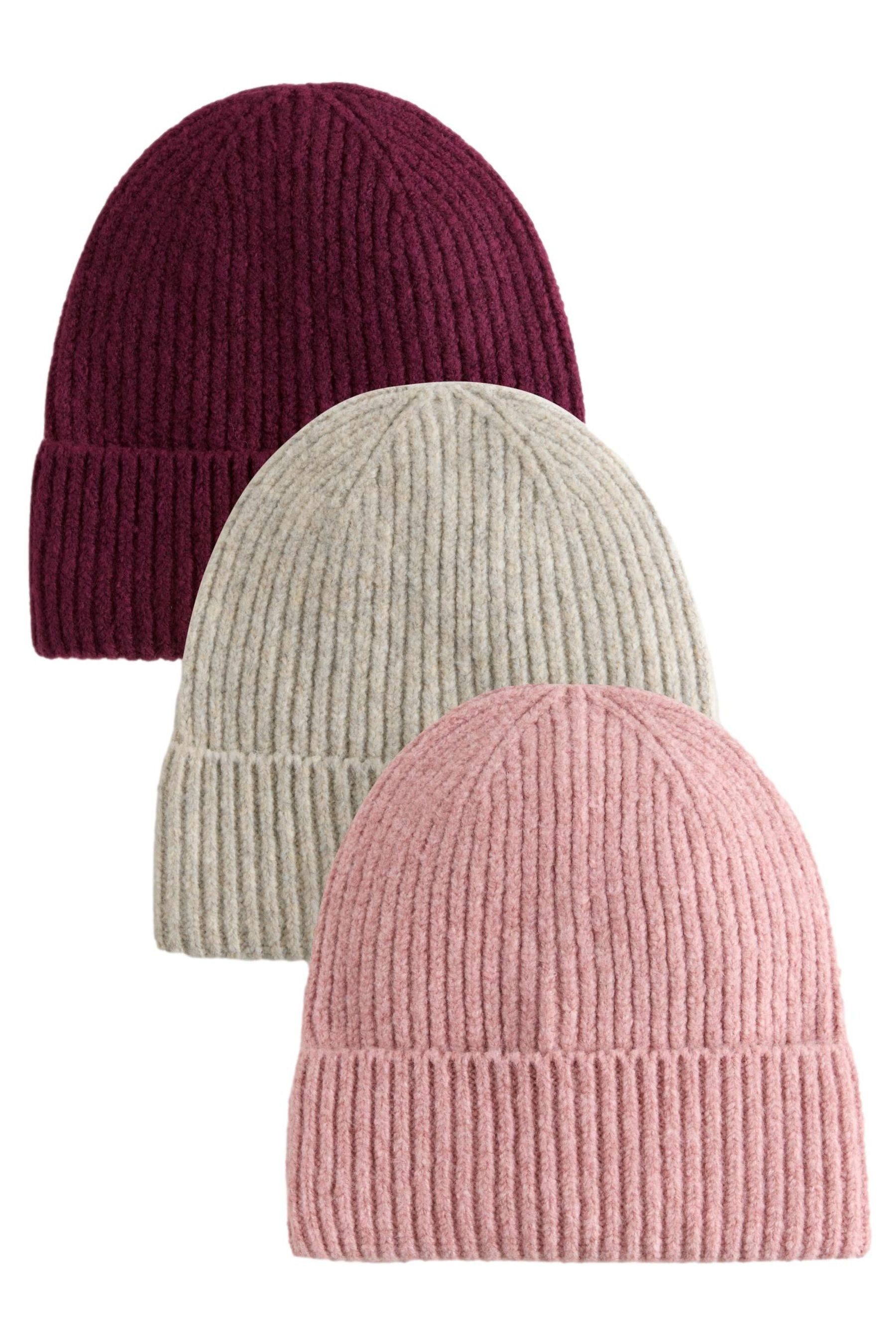 Next Beanie Beaniemützen, 3er-Pack (3-St)